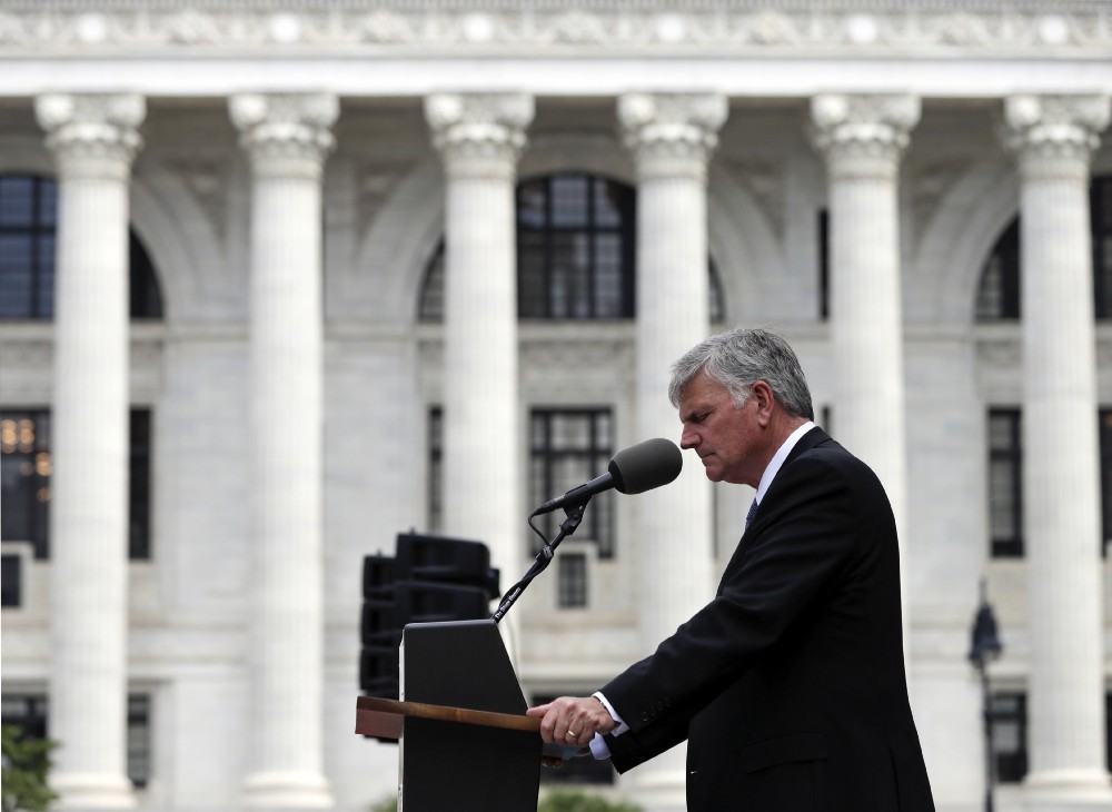 Franklin Graham. CREDIT: AP Photo/Mike Groll