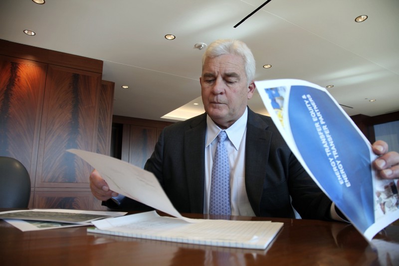 Energy Transfer CEO Kelcy Warren. CREDIT: AP Photo/ John L. Mone