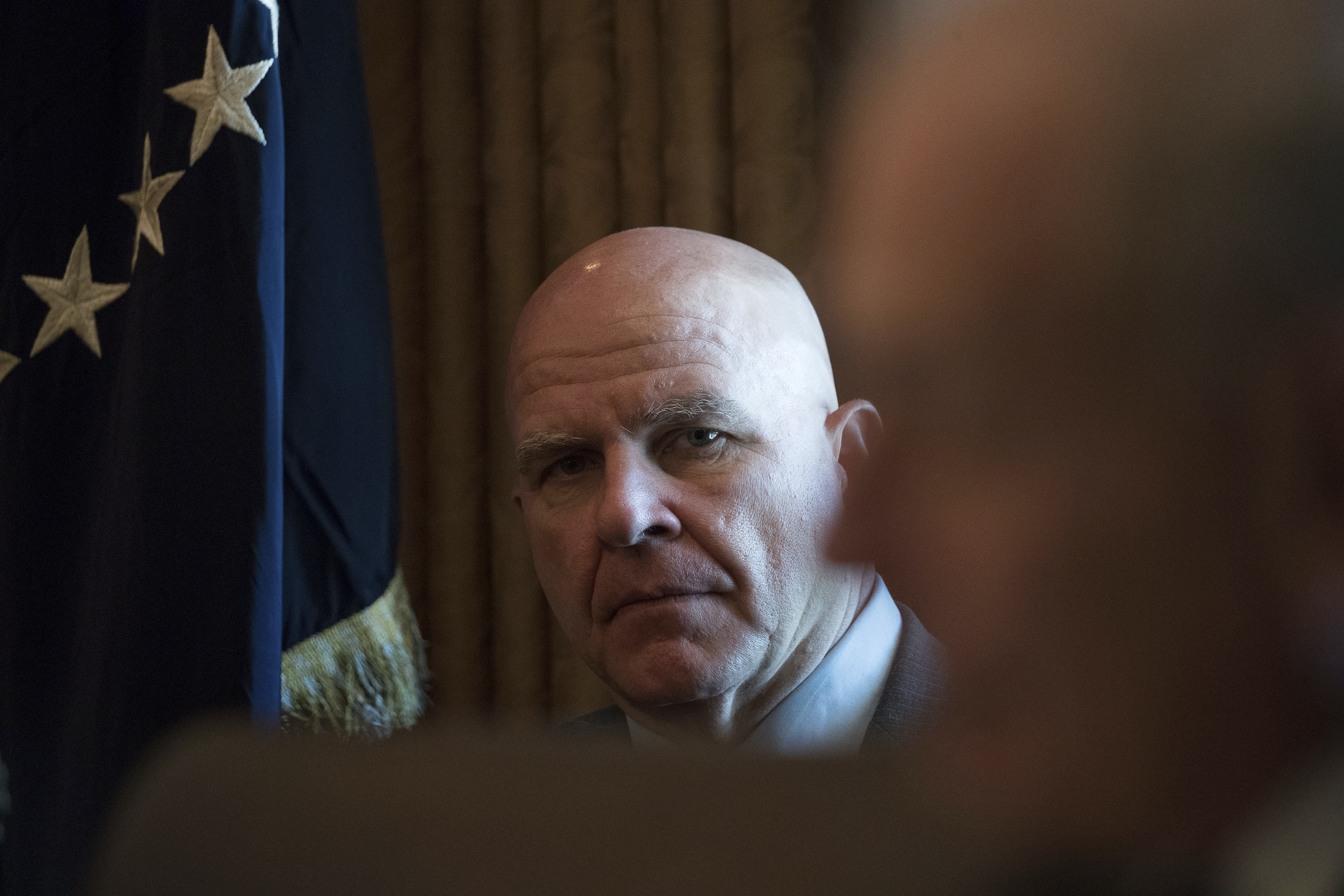 National Security Adviser H.R. McMaster attends a Cabinet meeting with President Donald Trump, Monday, June 12, 2017, in the Cabinet Room of the White House in Washington. (AP Photo/Andrew Harnik)