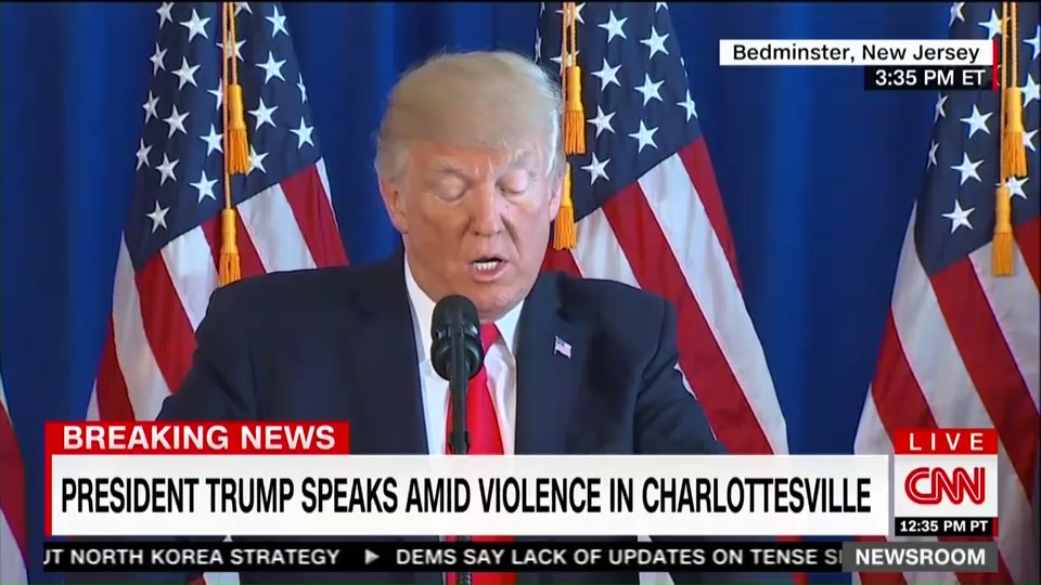 Donald Trump CREDIT: CNN SCREENSHOT