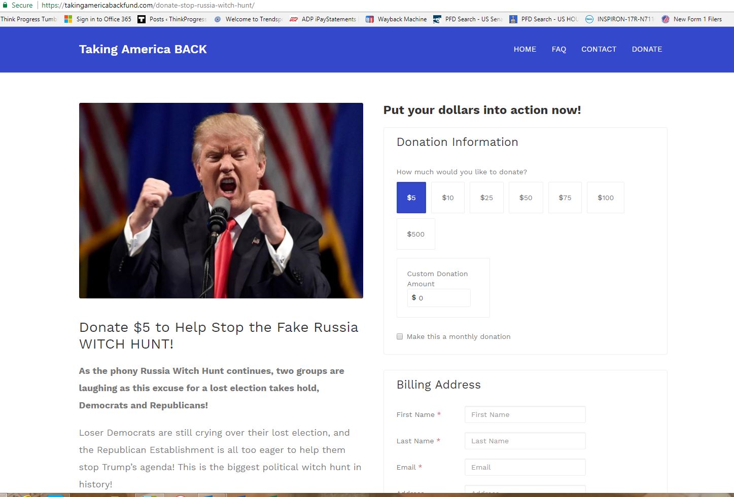 CREDIT: Taking America Back Fund wesbite