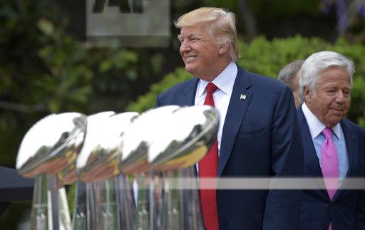 Donald Trump hosted Robert Kraft in April
