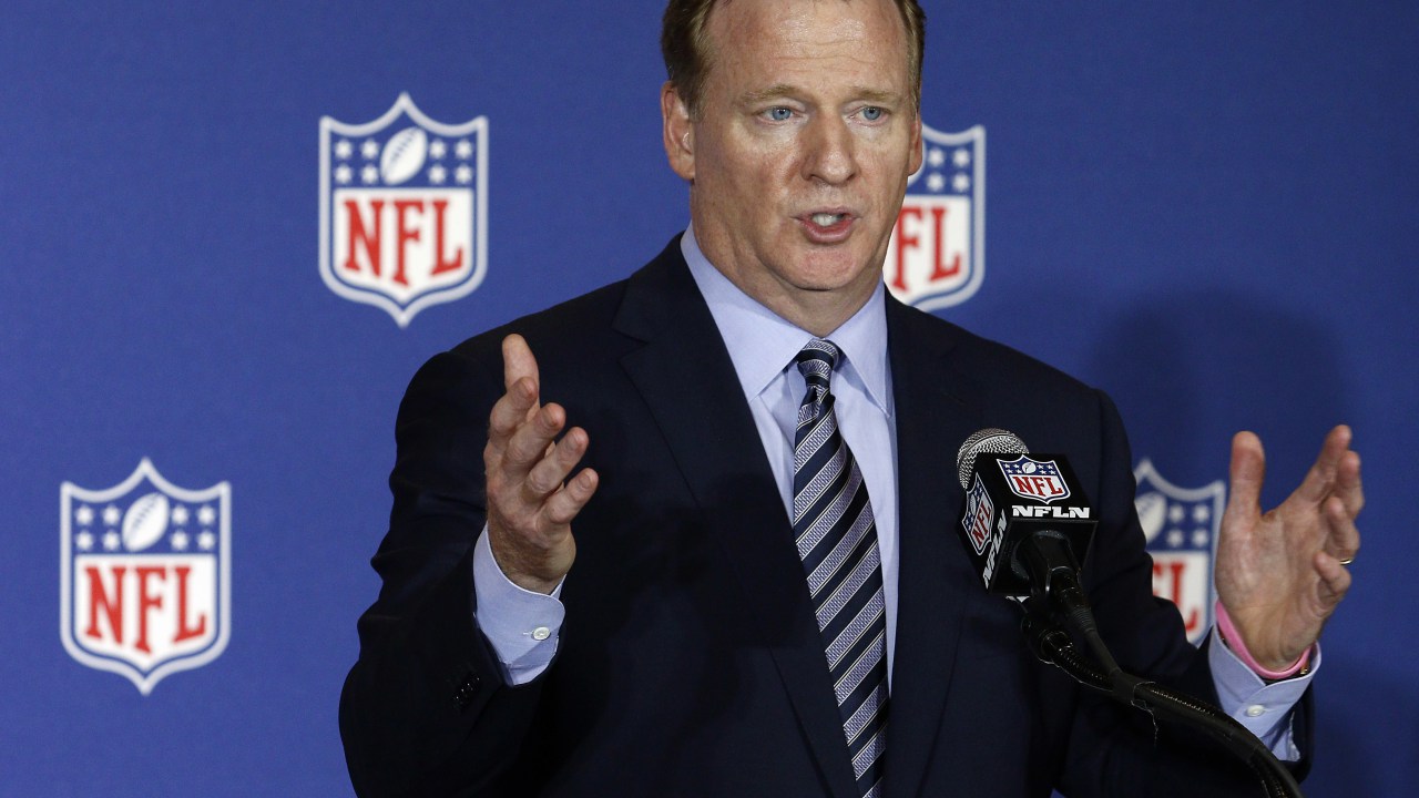 NFL commissioner Roger Goodell (AP Photo/Bob Leverone, File)