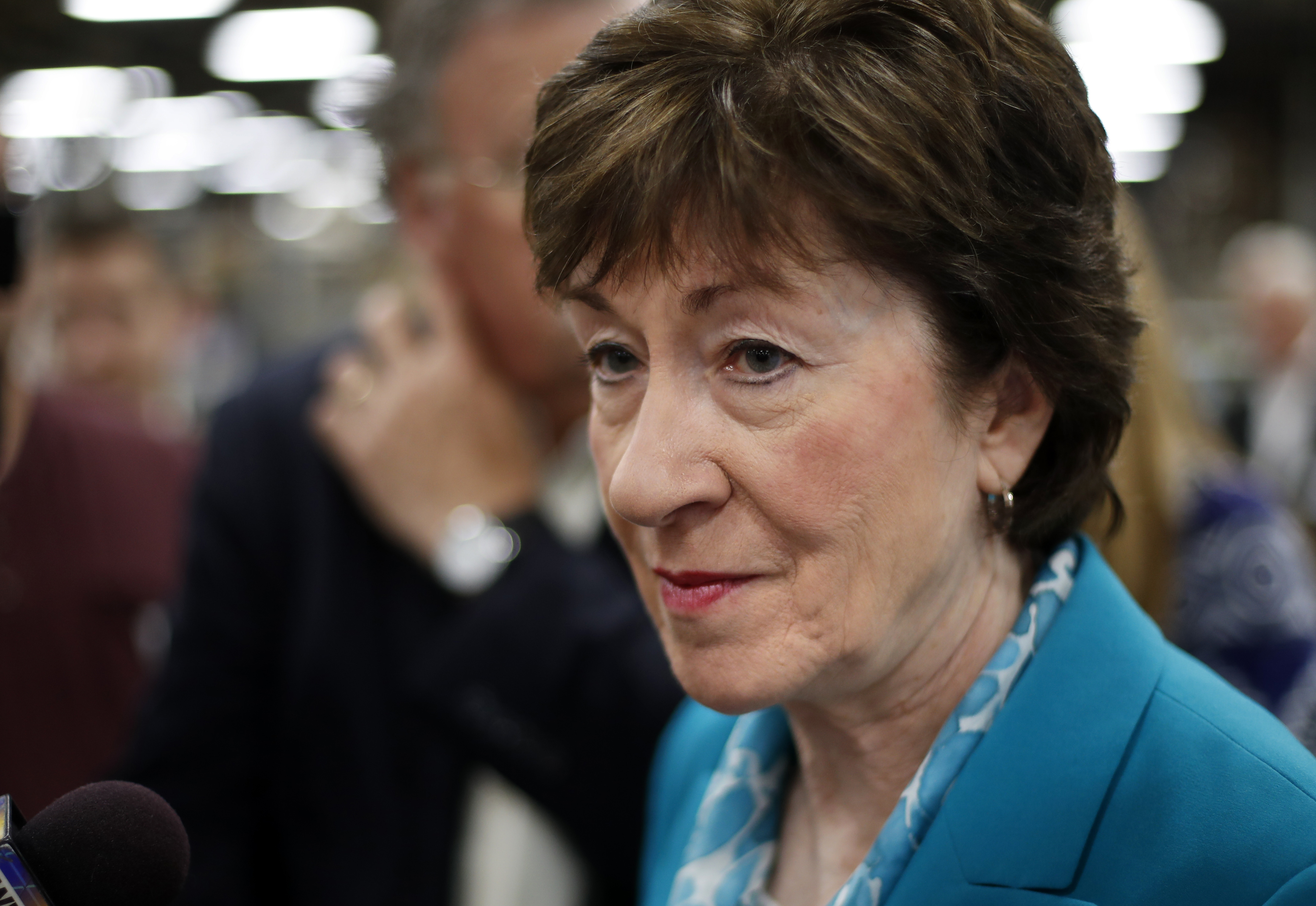 Sen. Susan Collins (R-ME). CREDIT: AP Photo/Robert F. Bukaty
