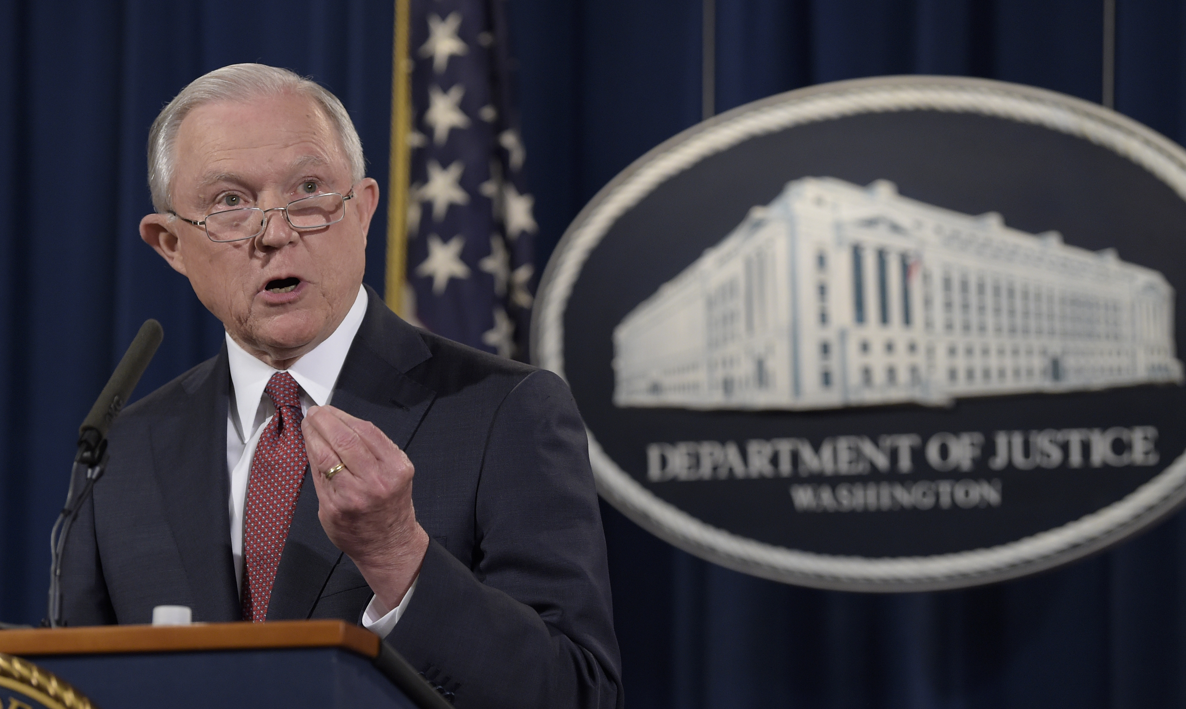 Attorney General Jeff Sessions. CREDIT: AP Photo/Susan Walsh