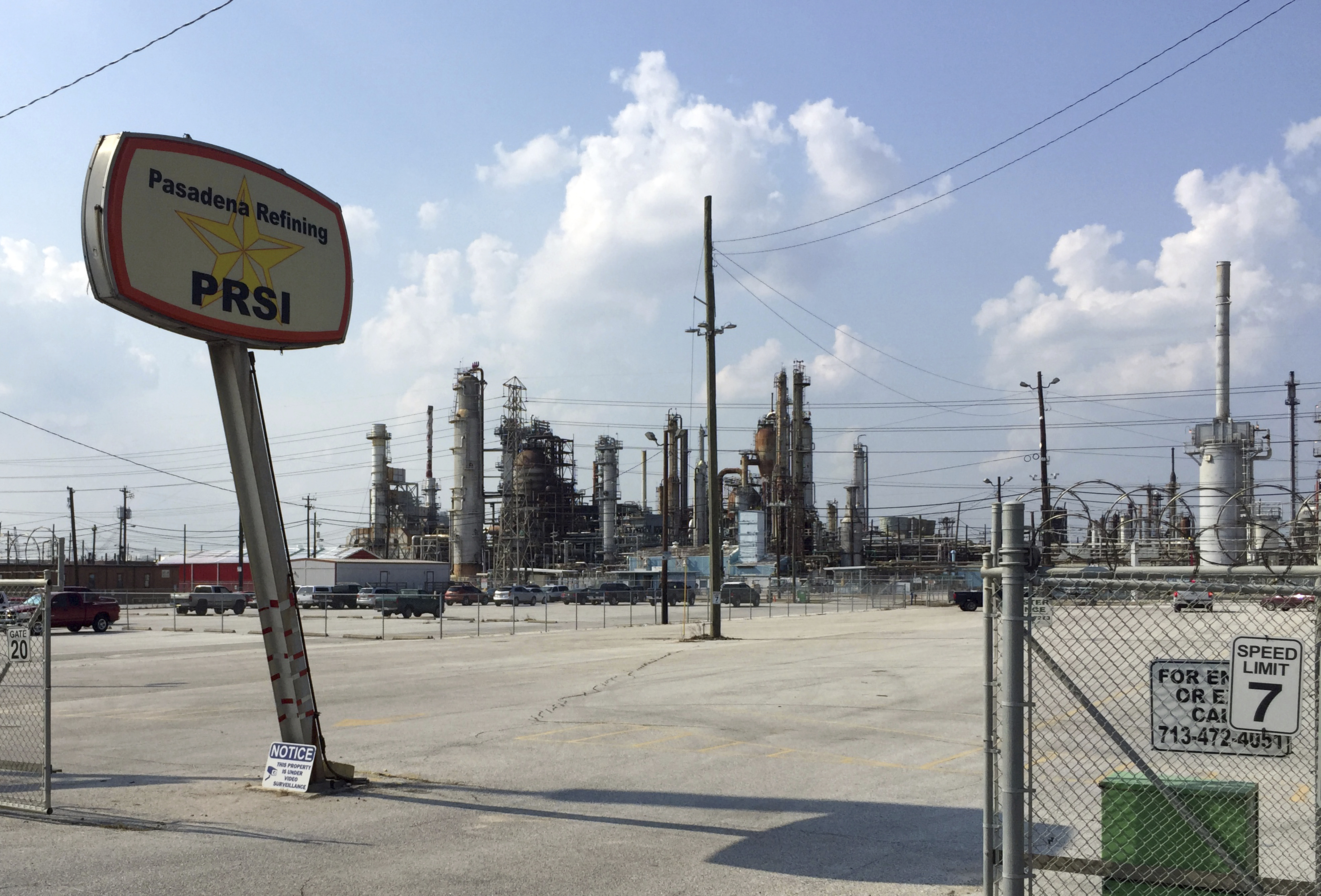 Petrobras oil refinery plant in Pasadena, Texas. (CREDIT: AP Photo/Frank Bajak)