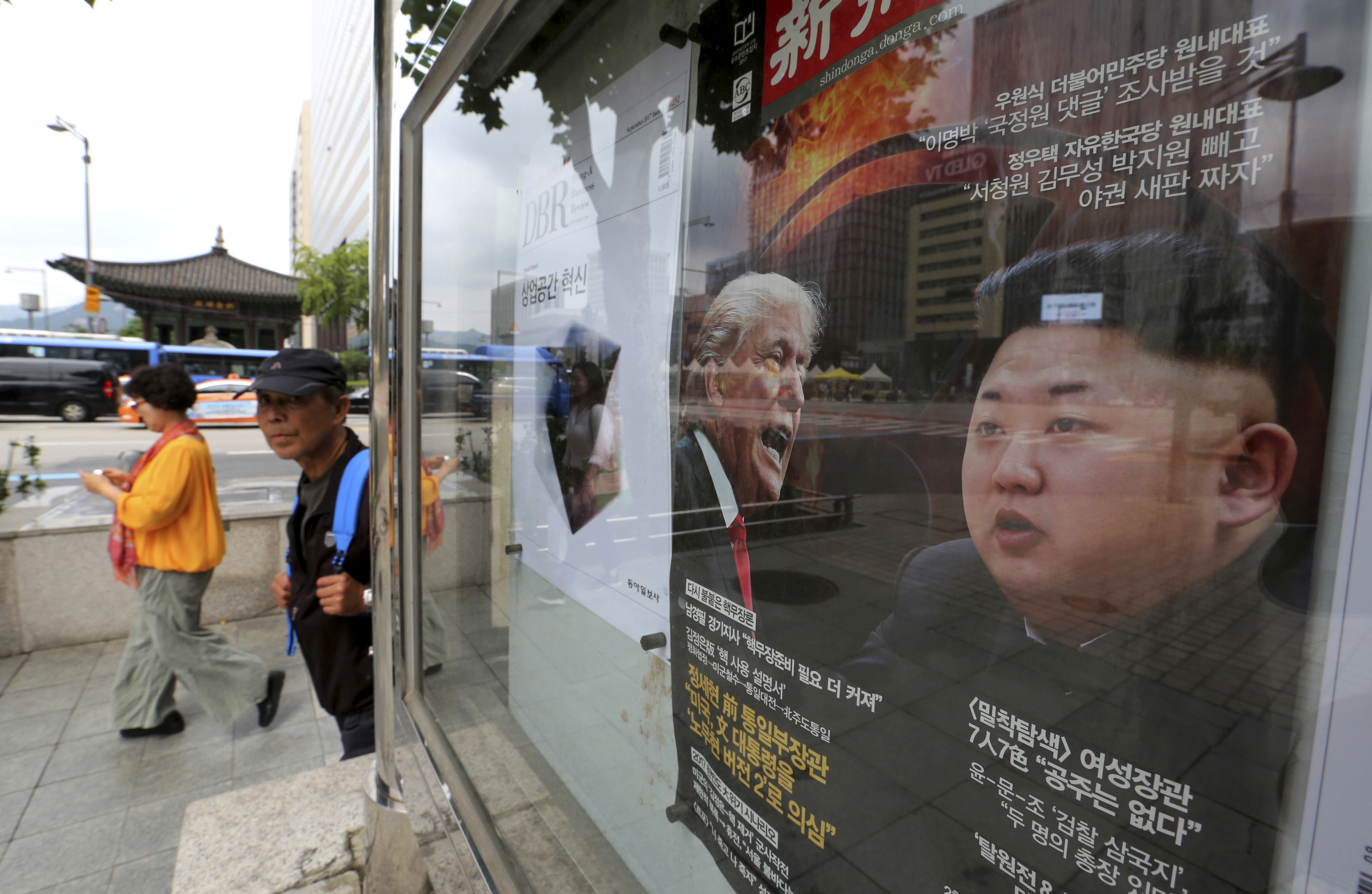 North Korea said it will make the United States pay a heavy price if a proposal Washington is backing to impose the toughest sanctions ever on Pyongyang is approved by the U.N. Security Council this week. CREDIT: Ahn Young-joon/AP Photo