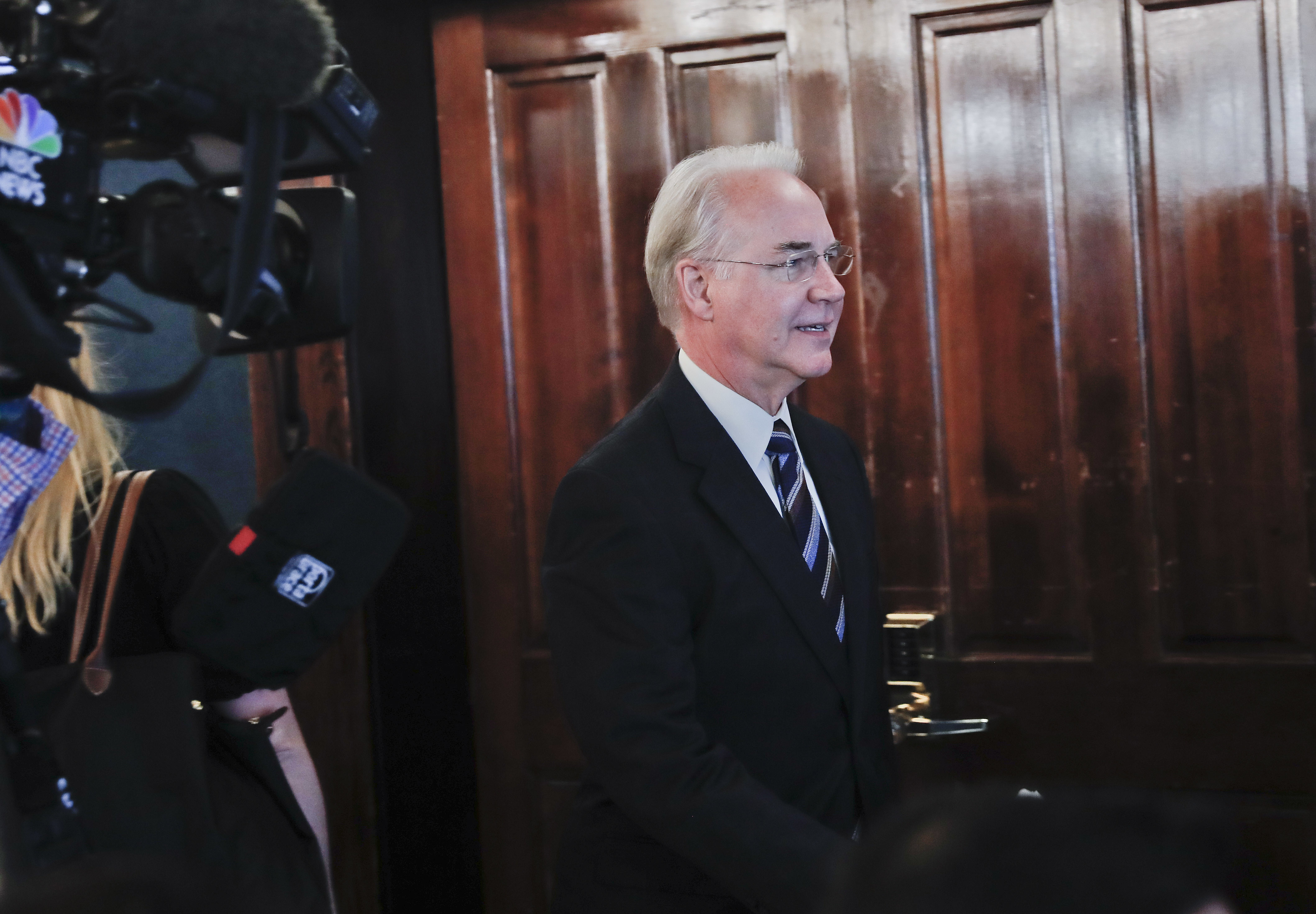 HHS Secretary Tom Price. CREDIT: AP Photo/Pablo Martinez Monsivais