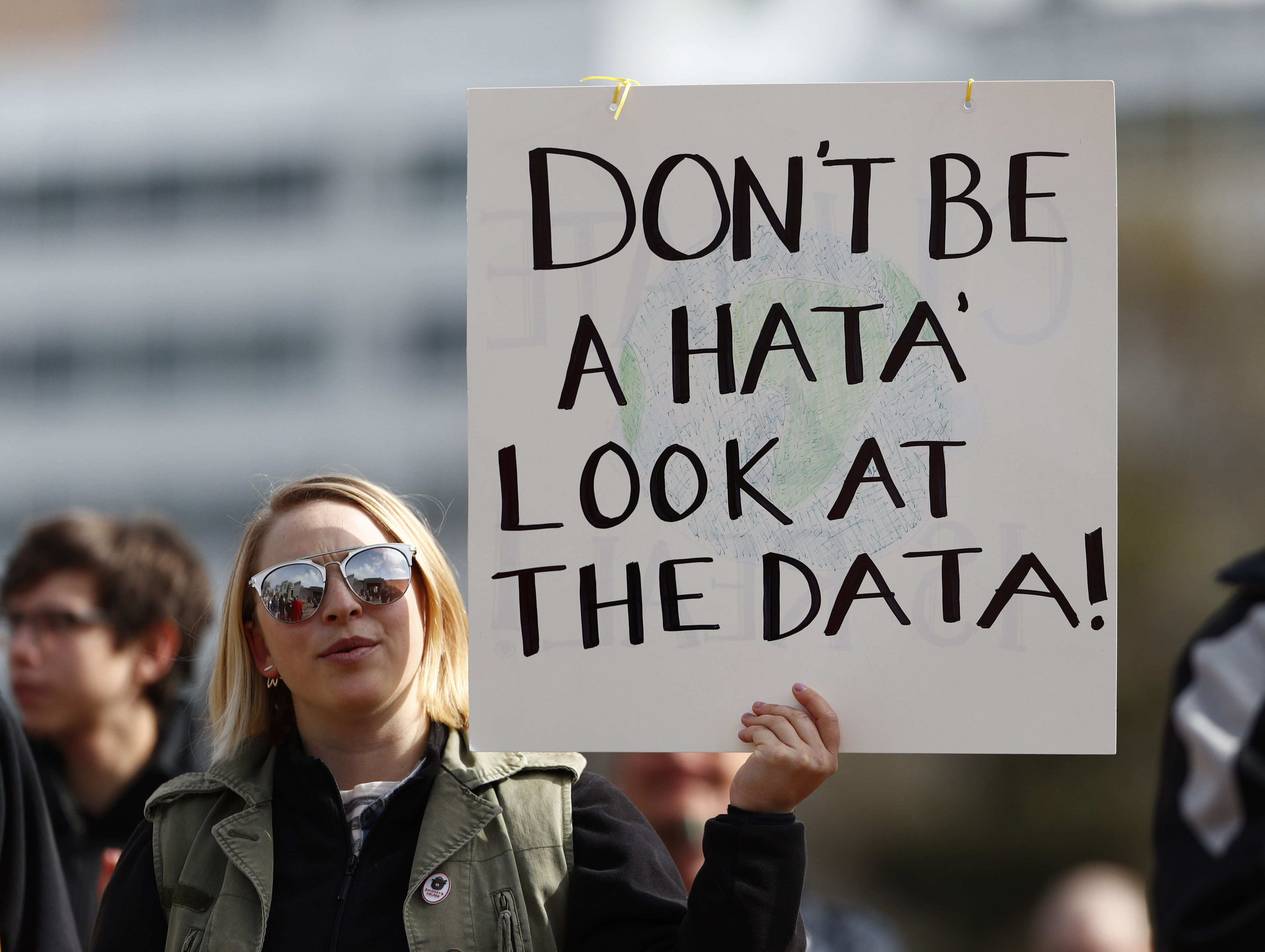 The march for science April 22, 2017, in Denver. CREDIT: AP/David Zalubowski