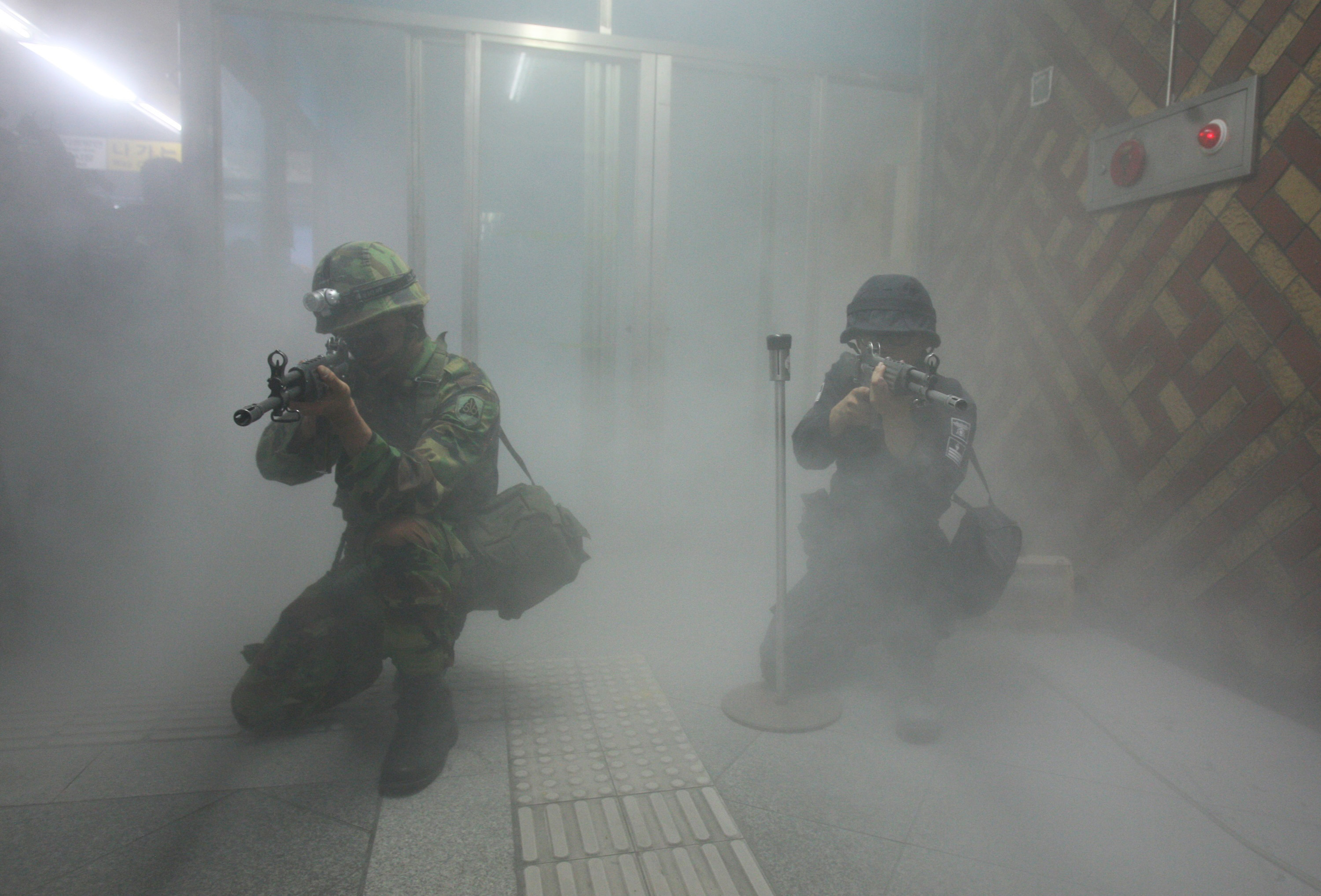 South Korea and the United States carry out annual military drills that North Korea calls a precursor to war. CREDIT: Ahn Young-joon/AP Photo