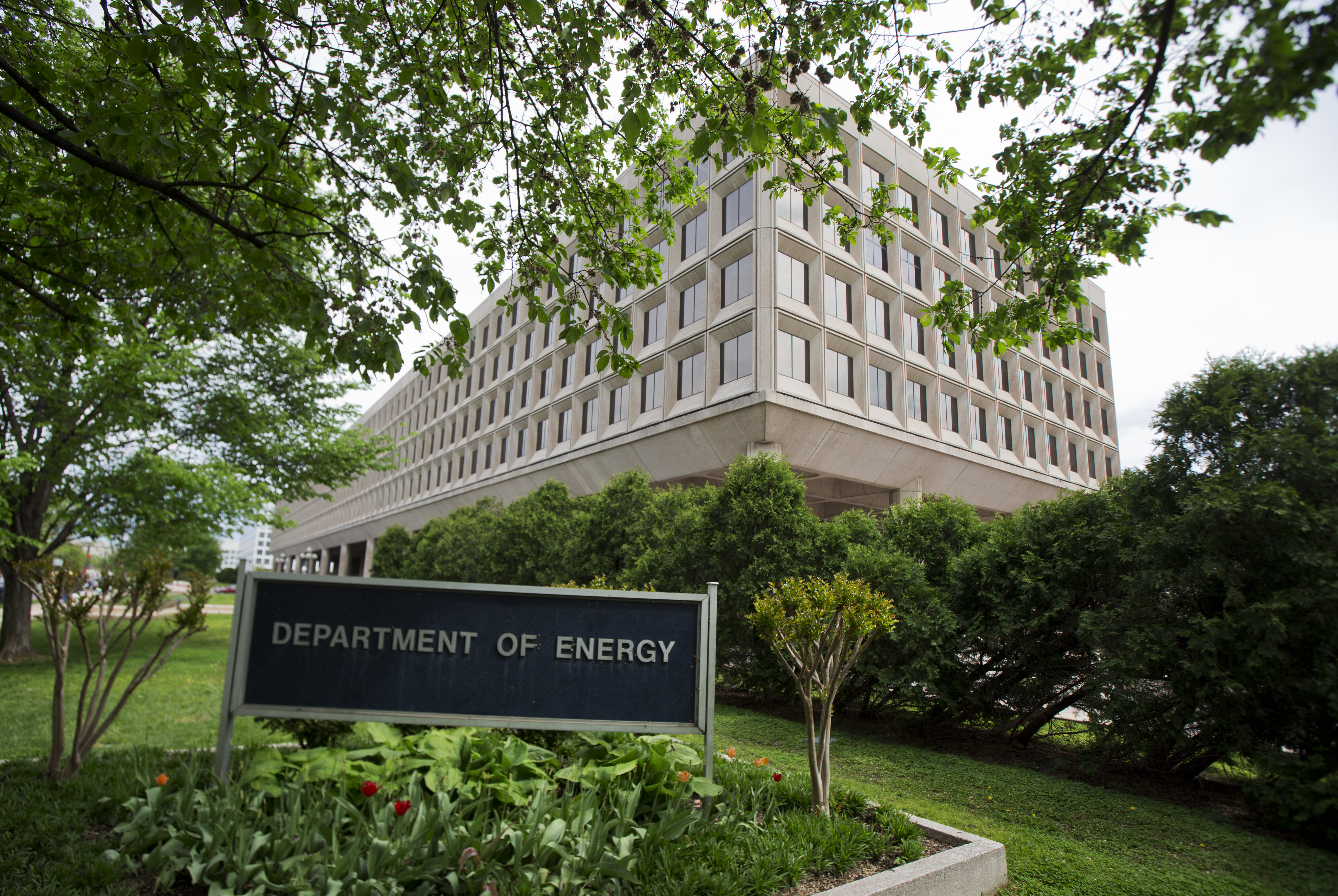 The Department of Energy building is shown in Washington, D.C. CREDIT: AP Photo/Manuel Balce Ceneta