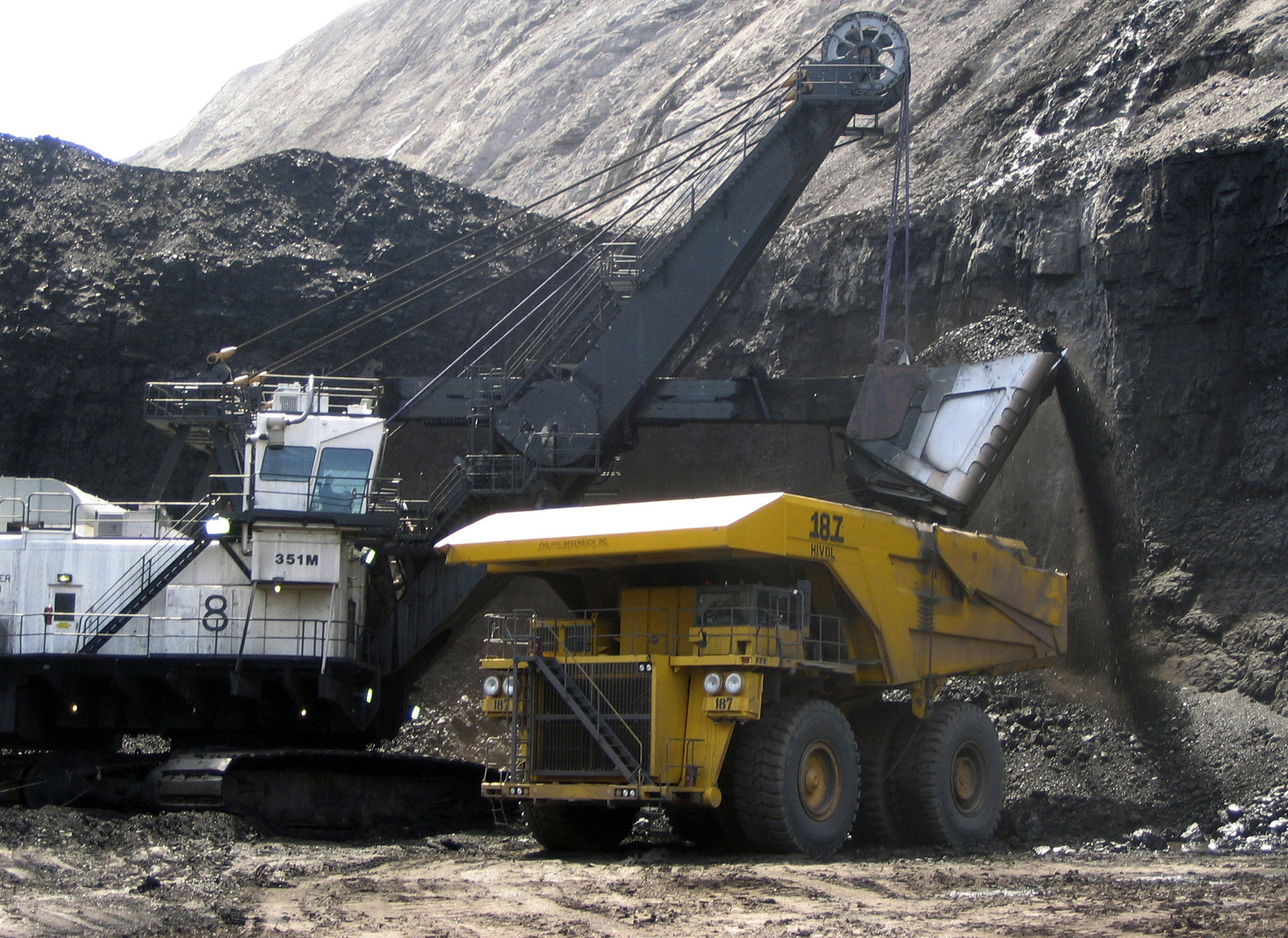 The coal leases are part of an expansion of the Black Thunder Mine in Wright, Wyoming. CREDIT: AP Photo/Matthew Brown
