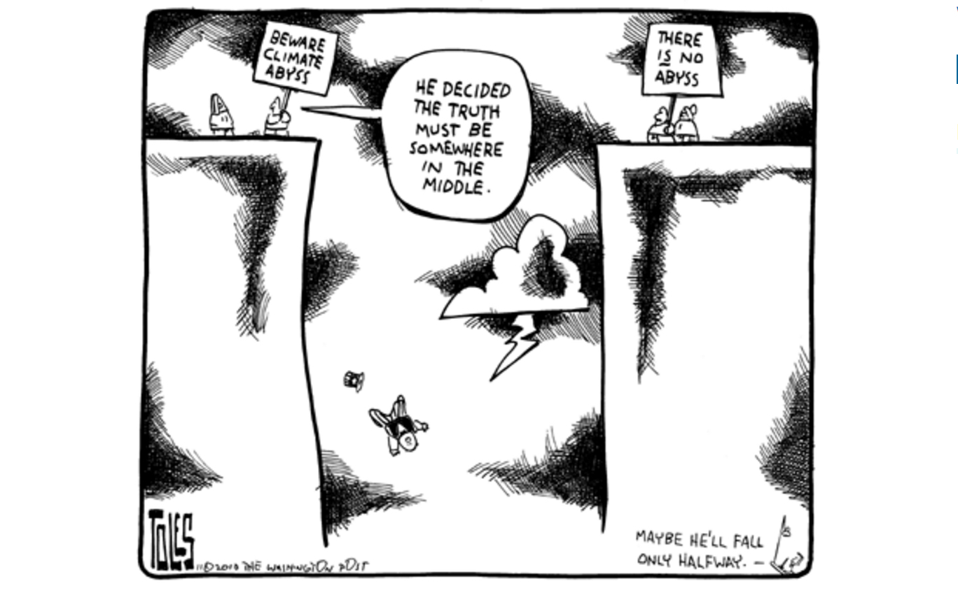 Credit: Tom Toles, co-author, "The Madhouse Effect: How Climate Change Denial Is Threatening Our Planet, Destroying Our Politics, and Driving Us Crazy"
