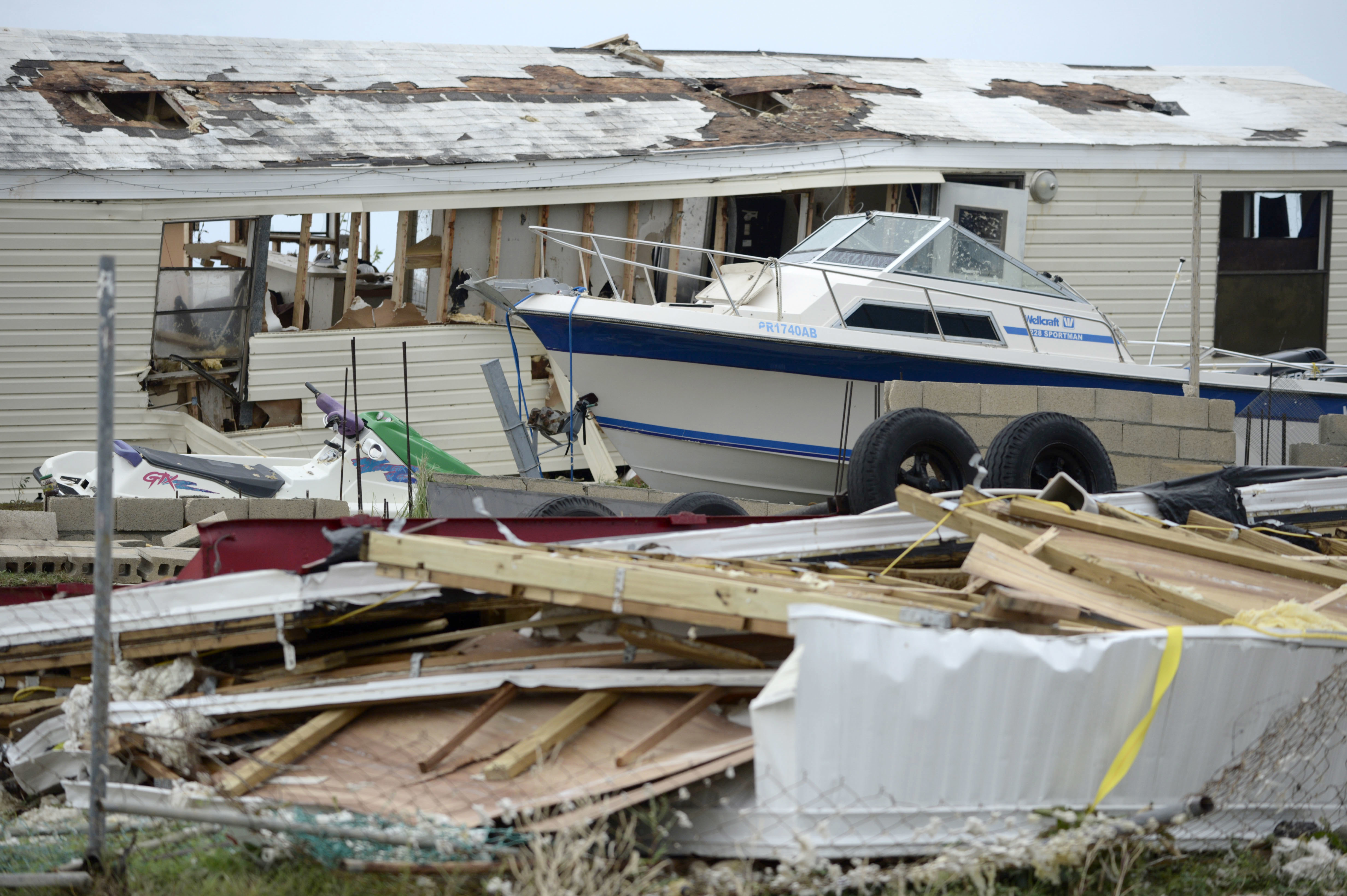 Hurricane Irma caused extensive damage to Puerto Rico two weeks ago. Hurricane Maria is expected to be worse. CREDIT: AP Photo/Carlos Giusti