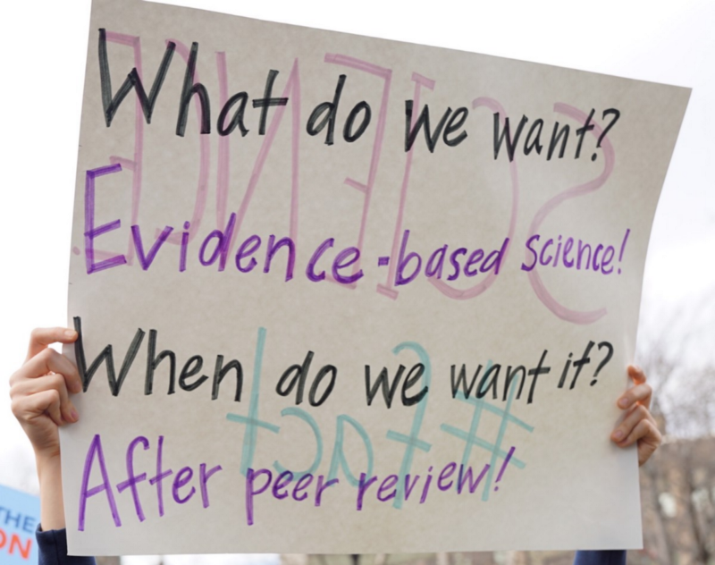 The Stand Up for Science Rally in Boston. CREDIT: Josh Landis