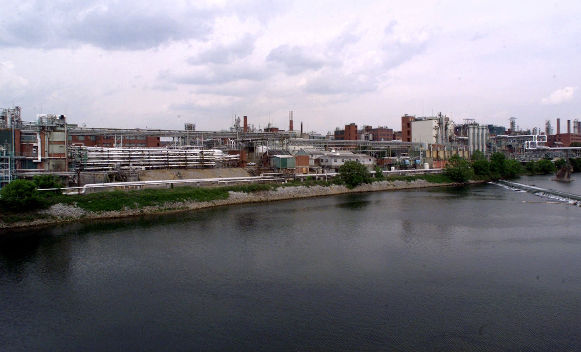 A portion of the Eastman Chemical Co. plant can be seen along the South Holston River in Kingsport, TN. (CREDIT: AP Photo Wade Payne)