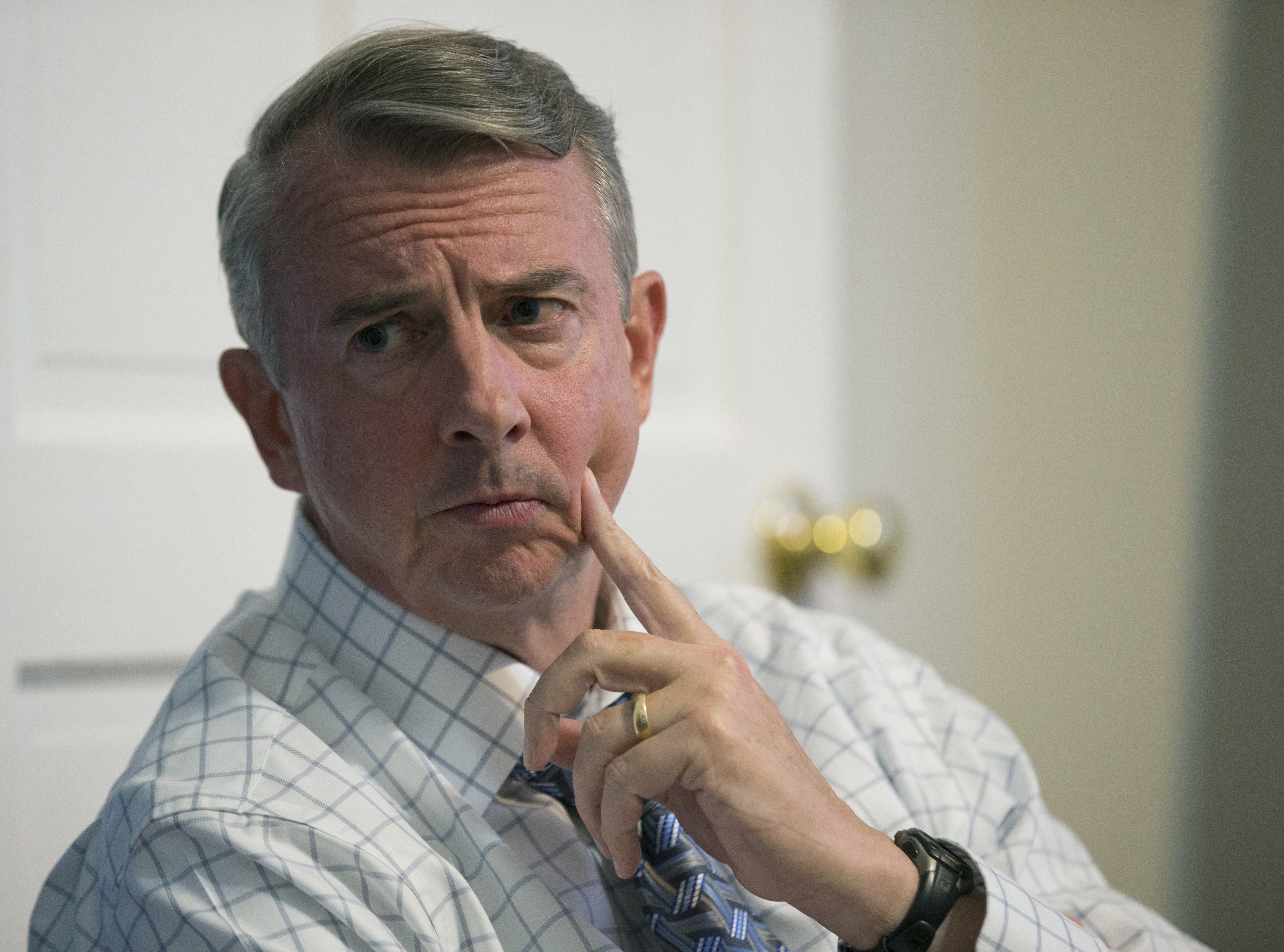 Republican gubernatorial candidate Ed Gillespie. CREDIT: AP Photo/Steve Helber, File