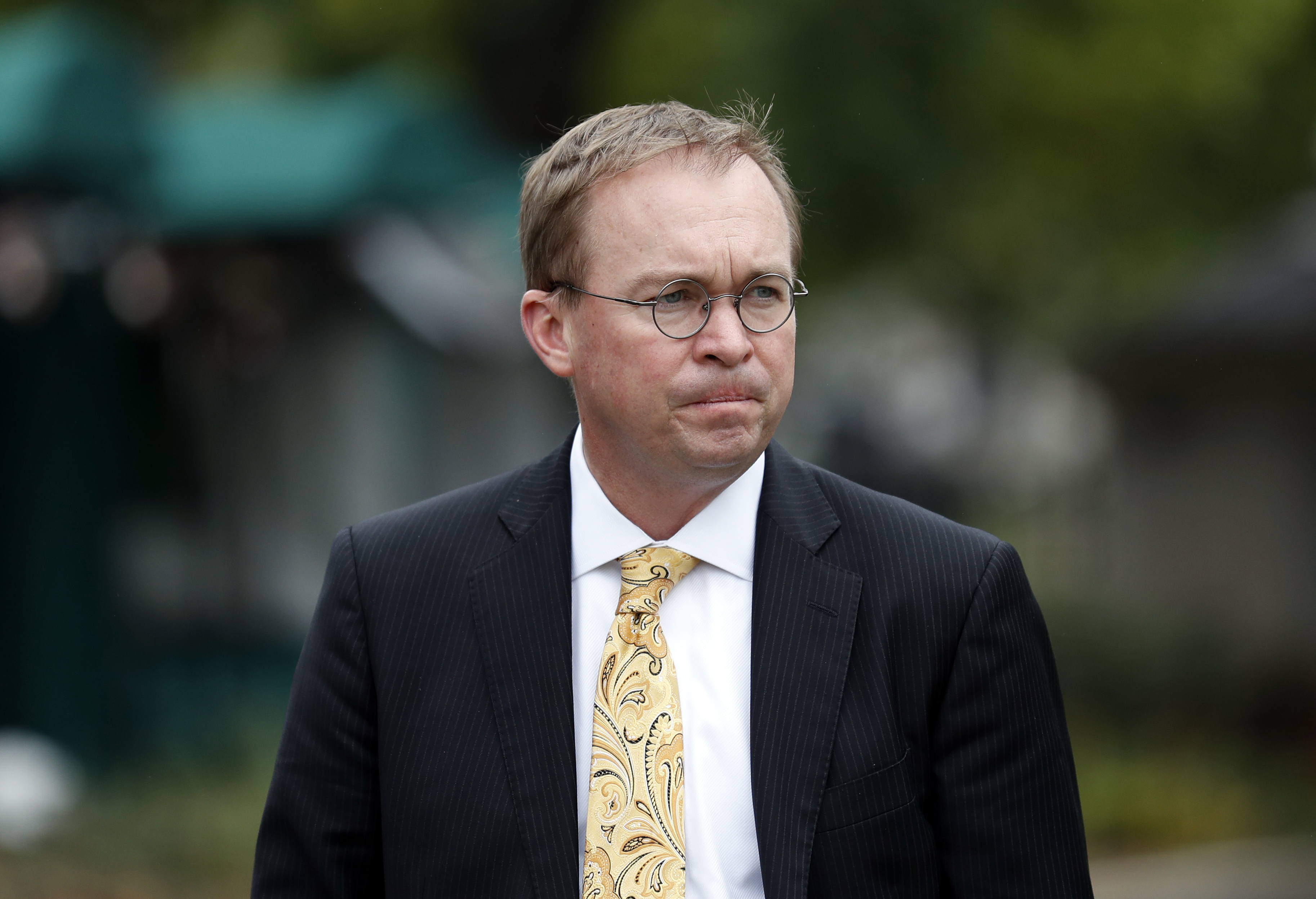 Director of the Office of Management and Budget Mick Mulvaney. CREDIT: AP Photo/Alex Brandon