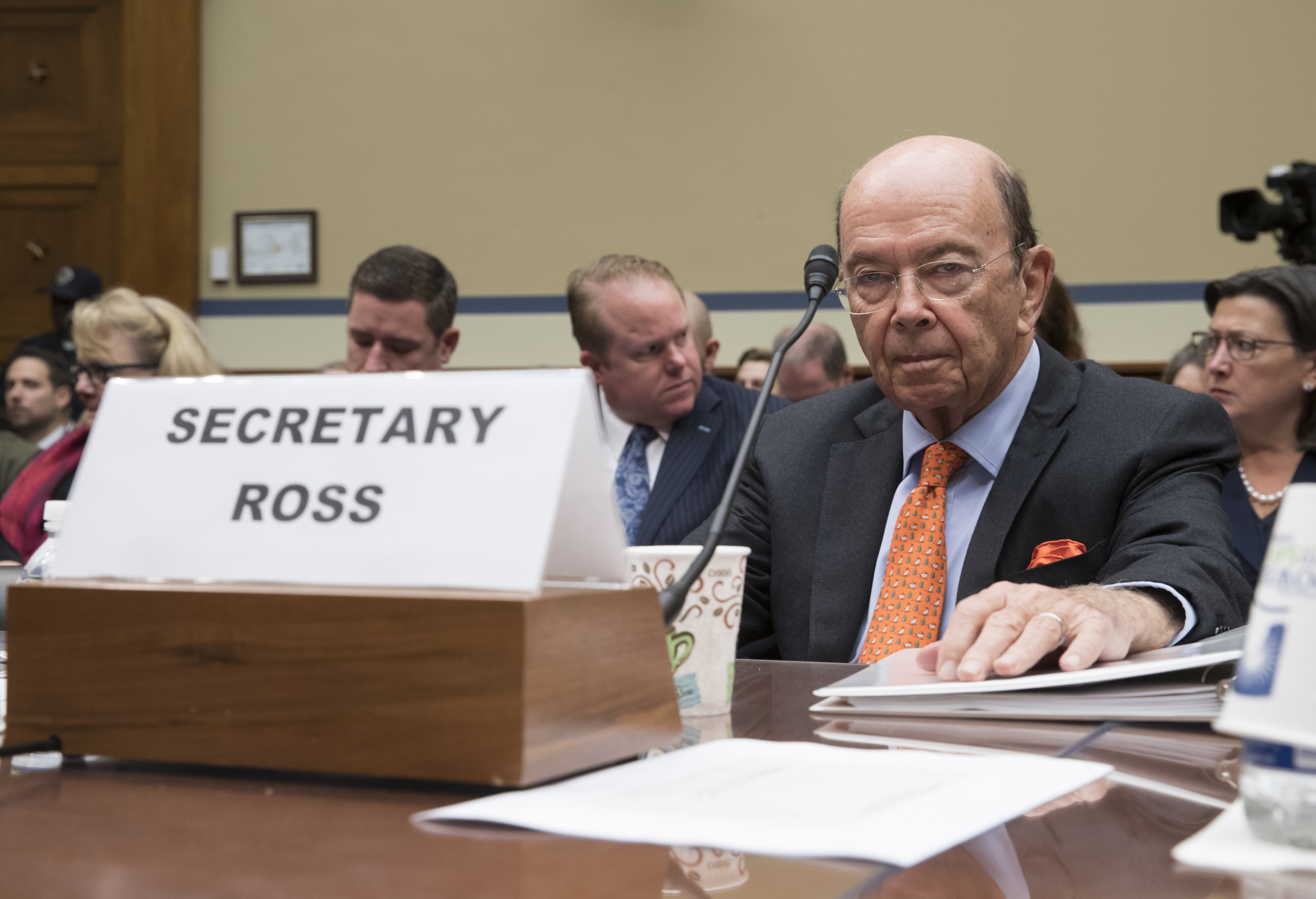 Commerce Secretary Wilbur Ross appears before the House Committee on Oversight and Government Reform to discuss preparing for the 2020 Census, on Capitol Hill in Washington, Thursday, Oct. 12, 2017. (CREDIT: AP Photo/J. Scott Applewhite)