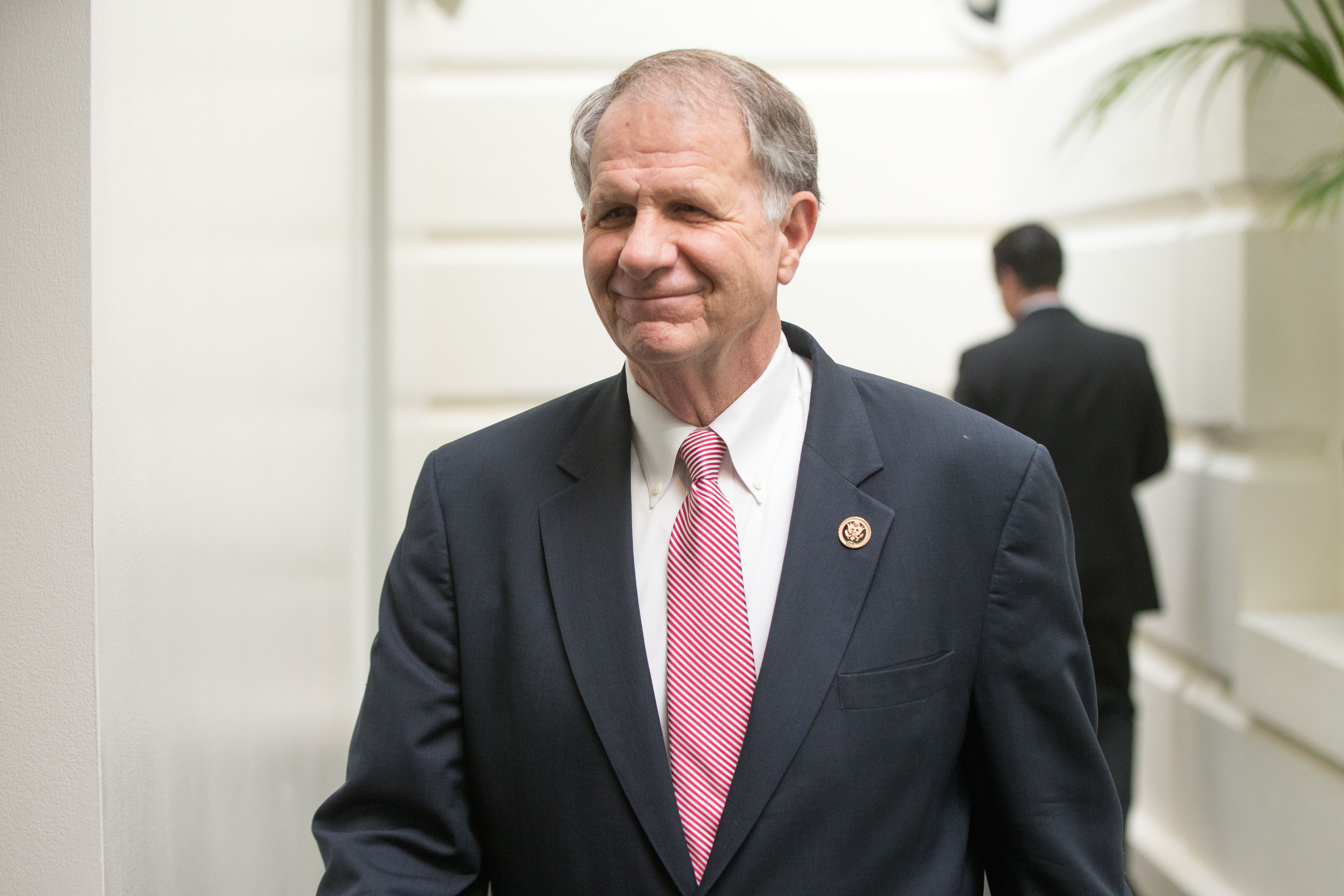 Rep. Ted Poe (R-TX) walks to a meeting on Capitol Hill in Washington, Wednesday, December 16, 2015. (CREDIT: AP Photo/Andrew Harnik)