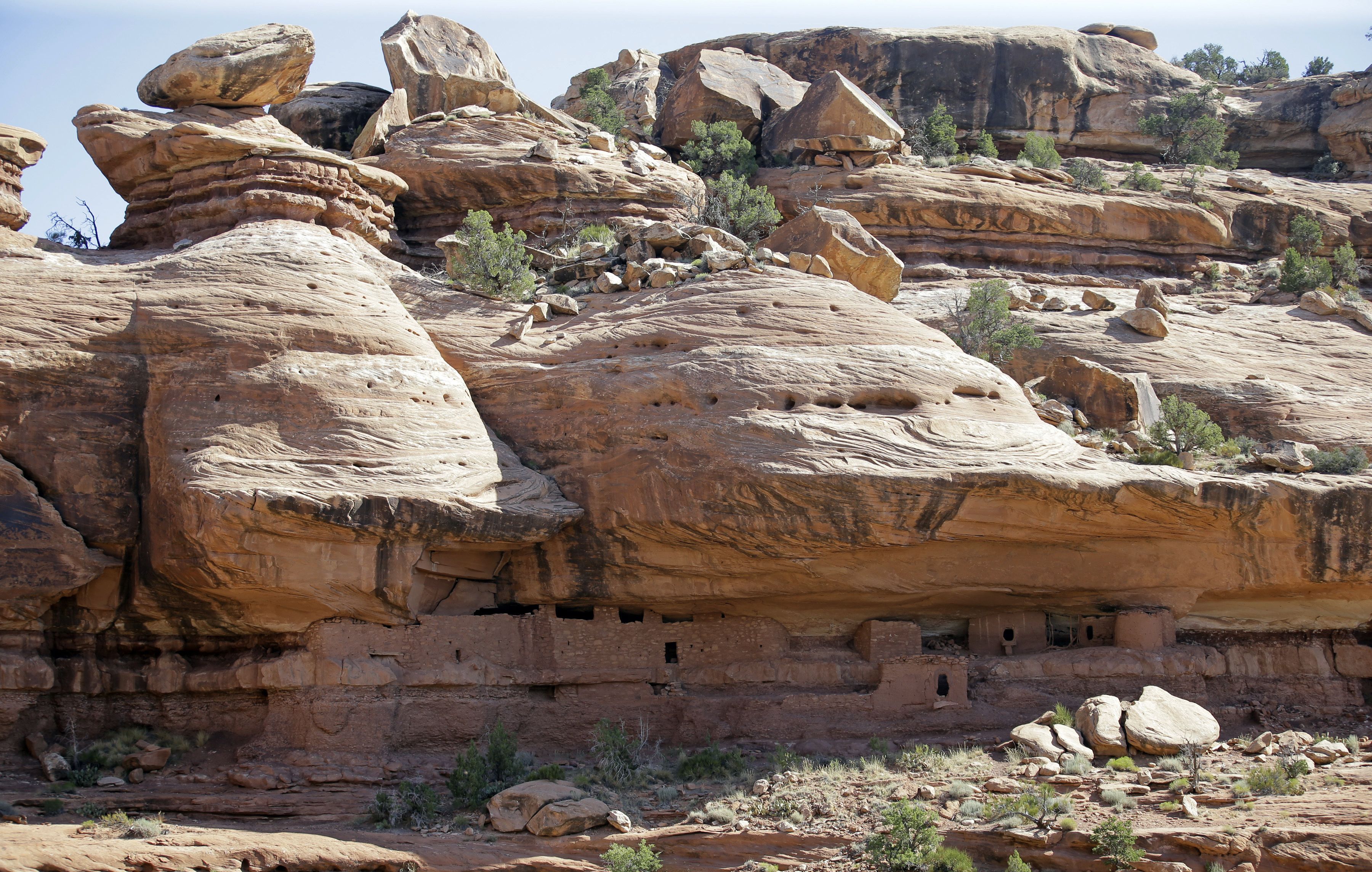 President Donald Trump reportedly plans to shrink the size of the Bears Ears National Monument in Utah. CREDIT: AP Photo/Rick Bowmer