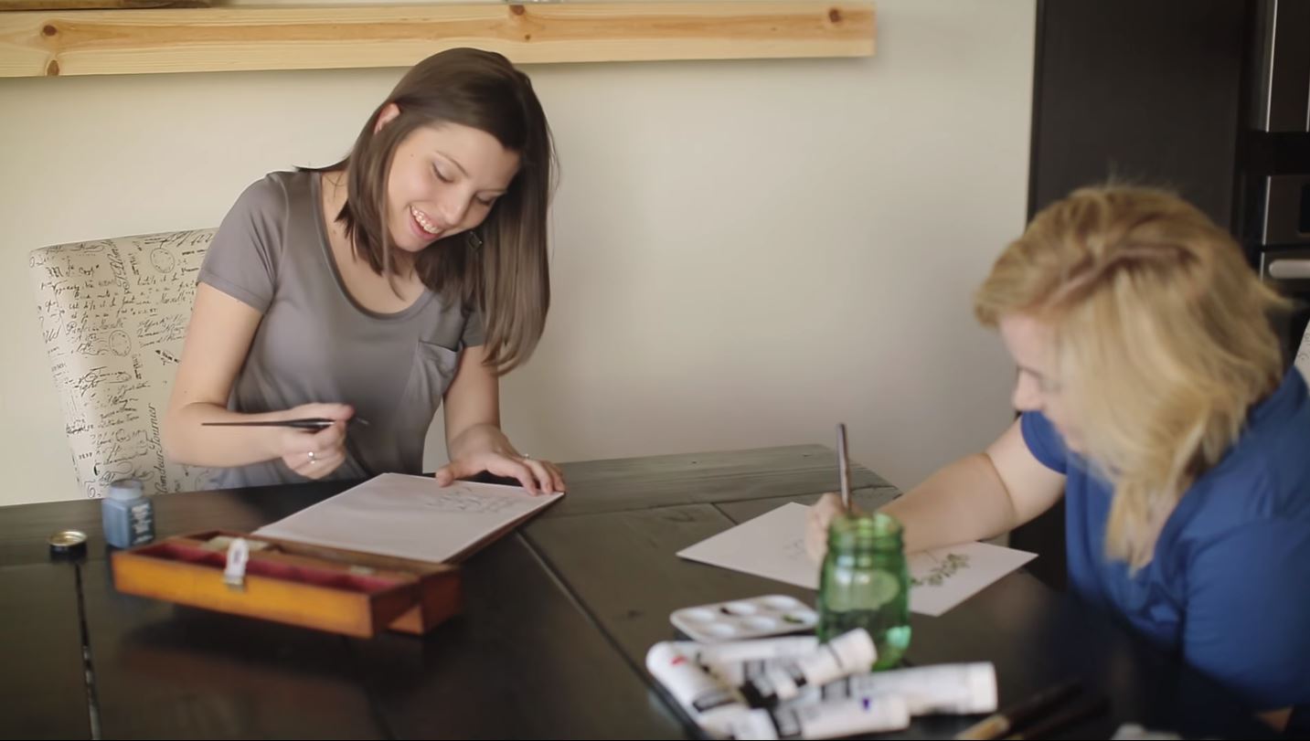 CREDIT: YouTube/Brush & Nib