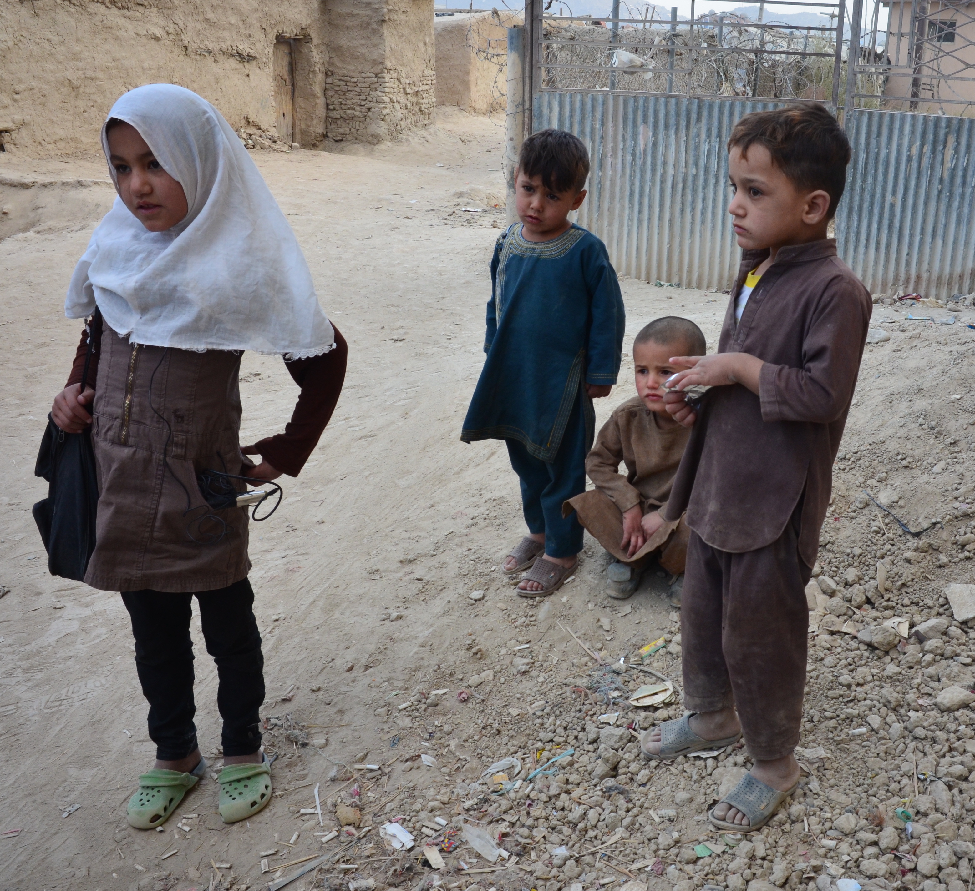 Children in the Chaman-e Babrak IDP camp, where families are mainly from the Eastern province of Laghman. (CREDIT: ALI M. LATIFI)