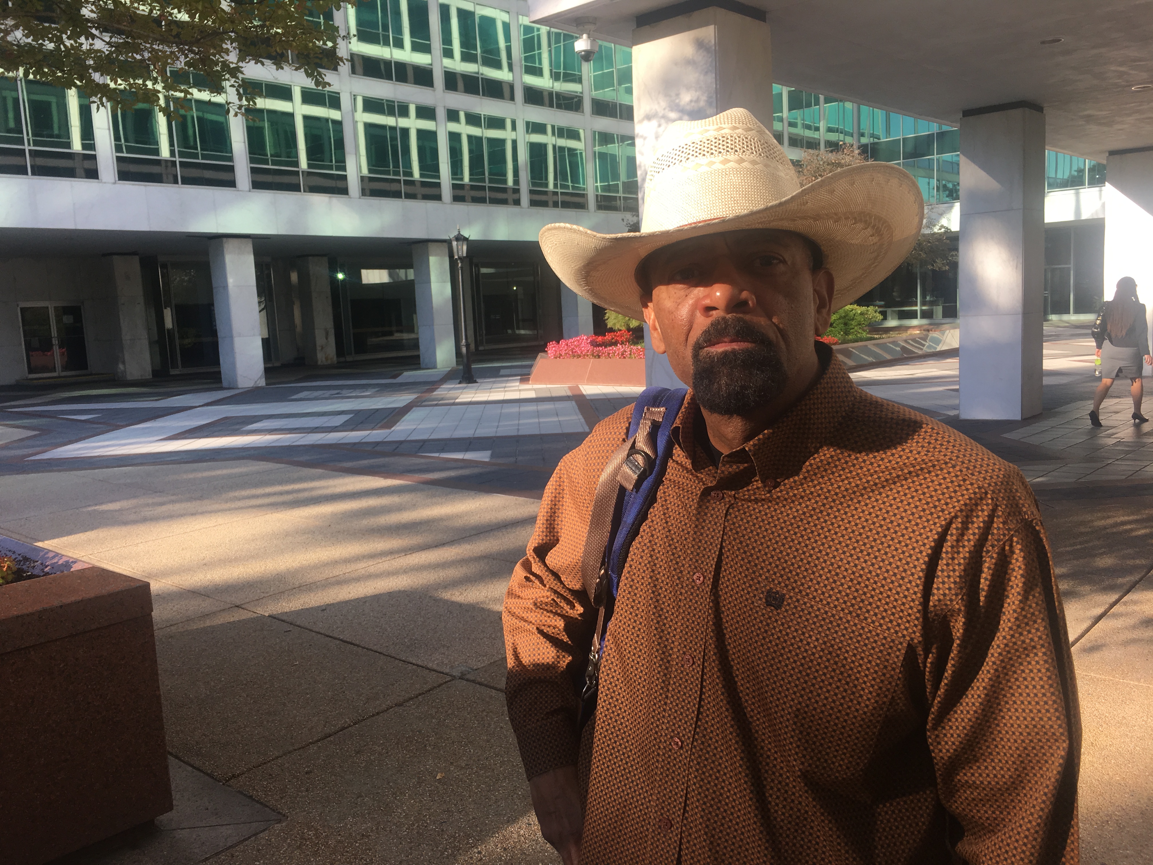 Sheriff David Clarke is a supporter of President Trump and the NRA. CREDIT: Kira Lerner