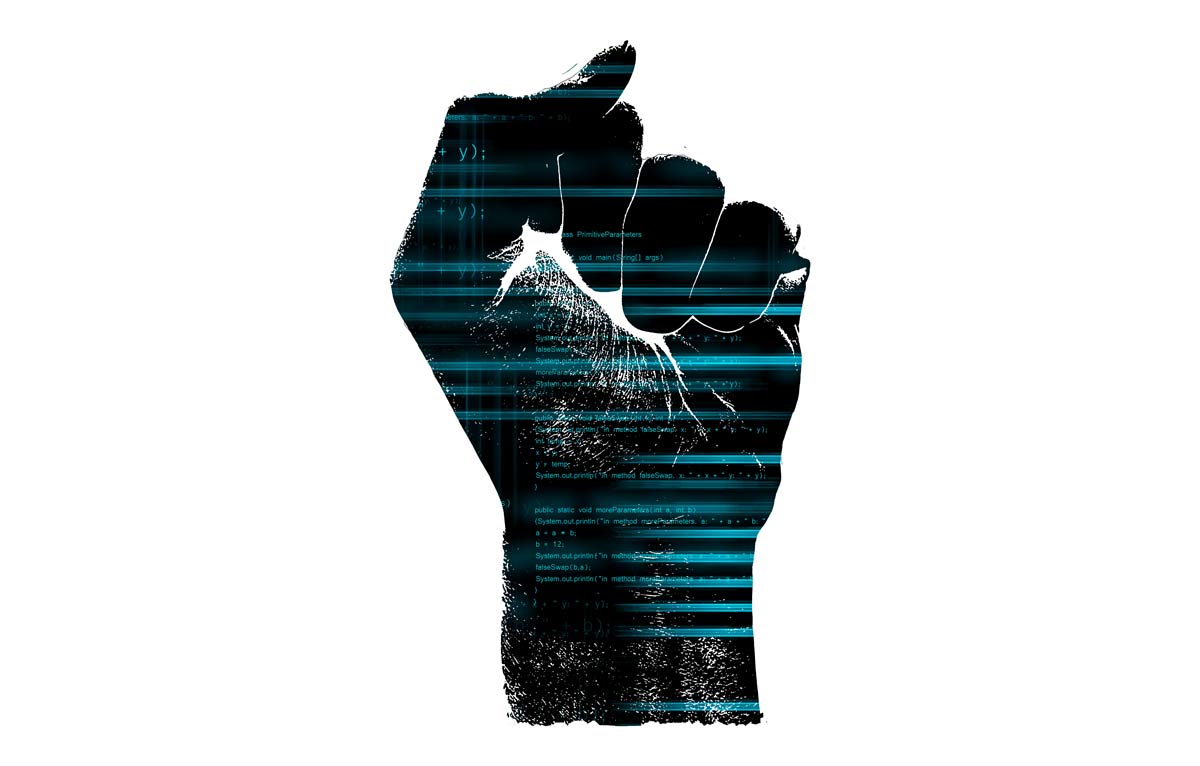 The "Black Matters US" site claims to be for African-Americans, but who actually runs it? Illustration by Diana Ofosu