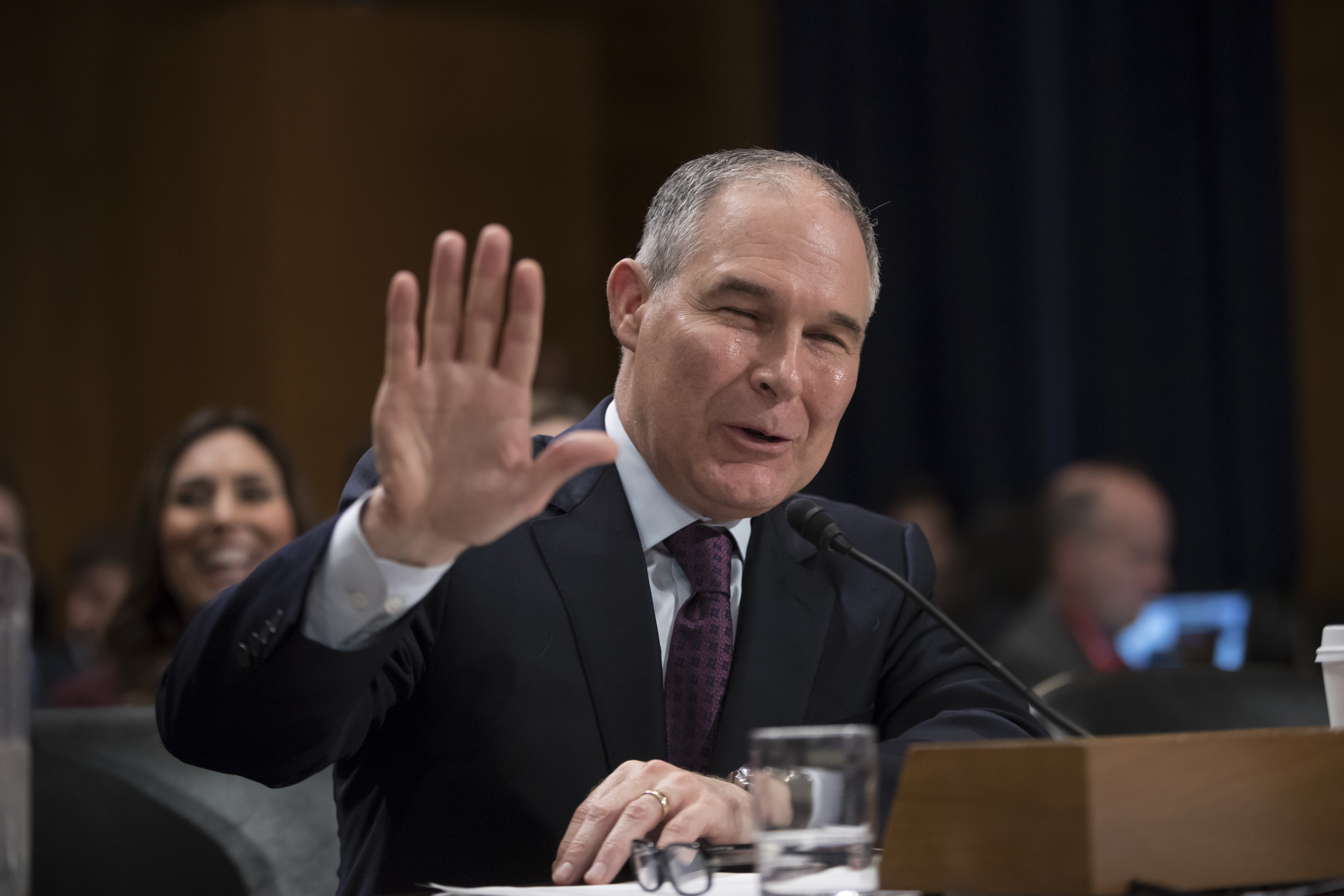 EPA Administrator Scott Pruitt testifying before Congress. (CREDIT: AP Photo/J. Scott Applewhite)