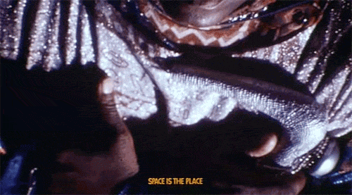Opening sequence from Sun Ra's science fiction film "Space is the Place" released in 1974. CREDIT: North American Star System productions