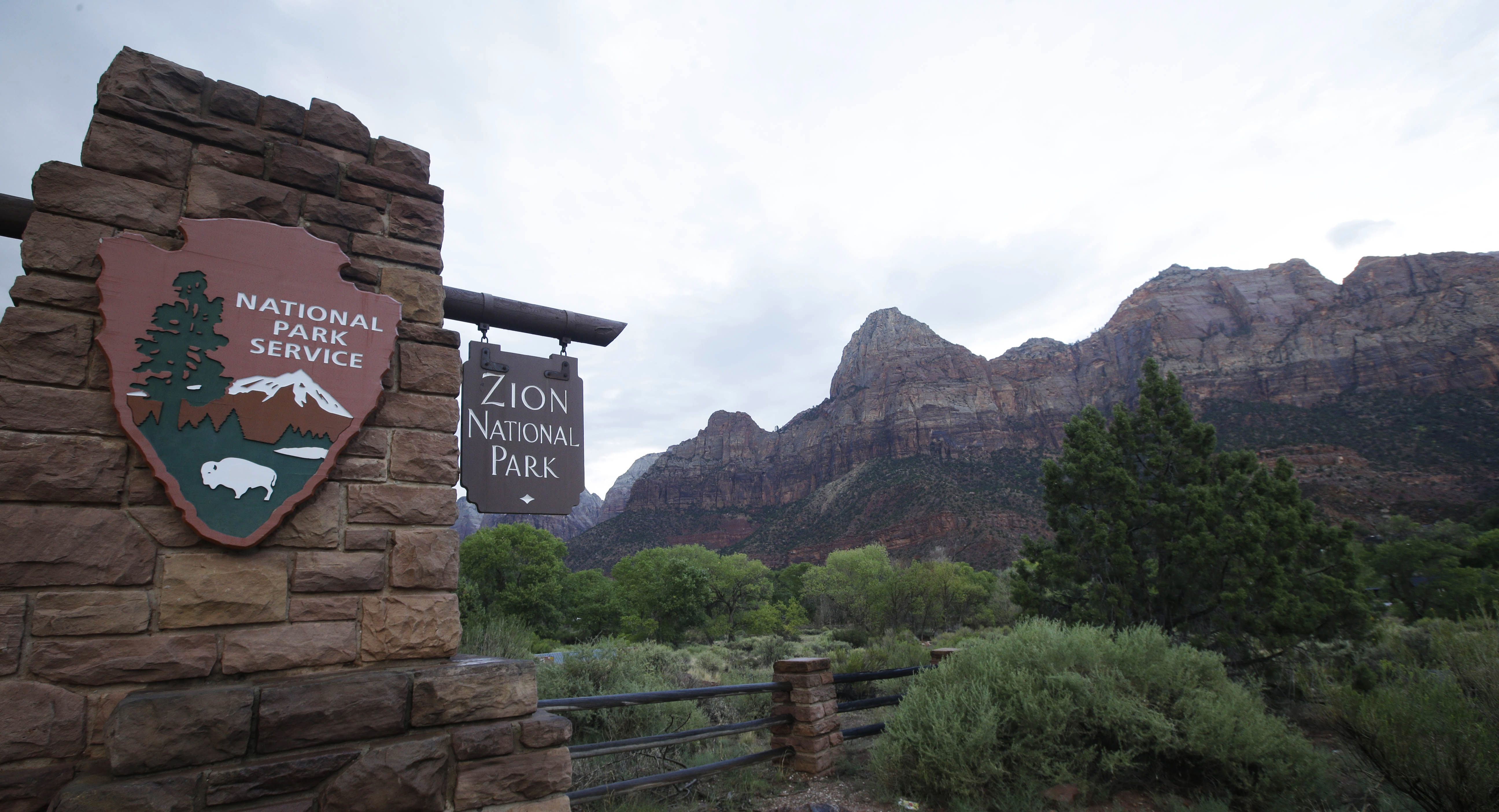 Zion National Park in Utah is among the 17 national parks that the Trump administration wants to raise the entrance fees. CREDIT: AP Photo/Rick Bowmer
