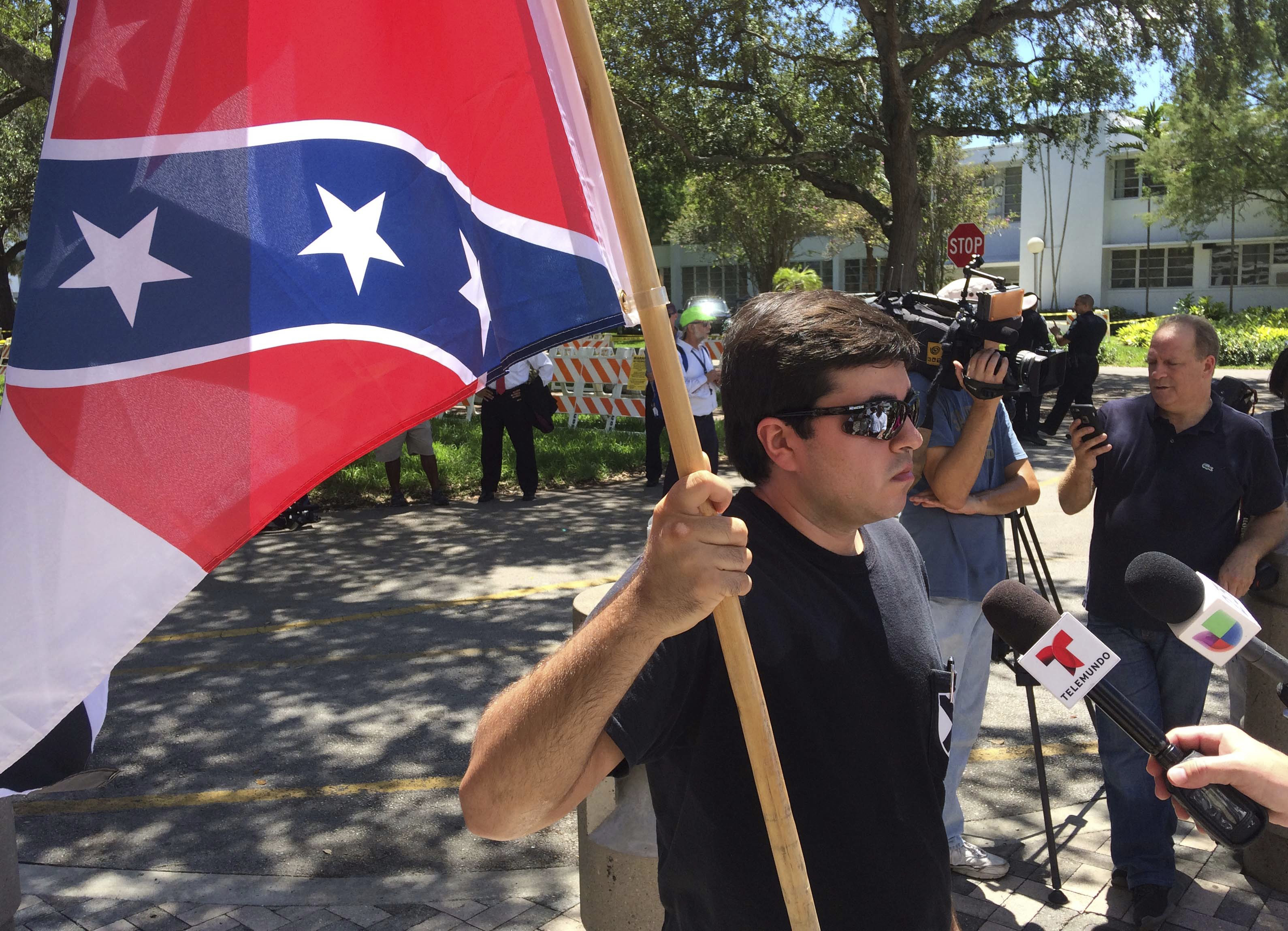 White nationalists have found a new way of making money for themselves. (CREDIT: AP/TERRY SPENCER)