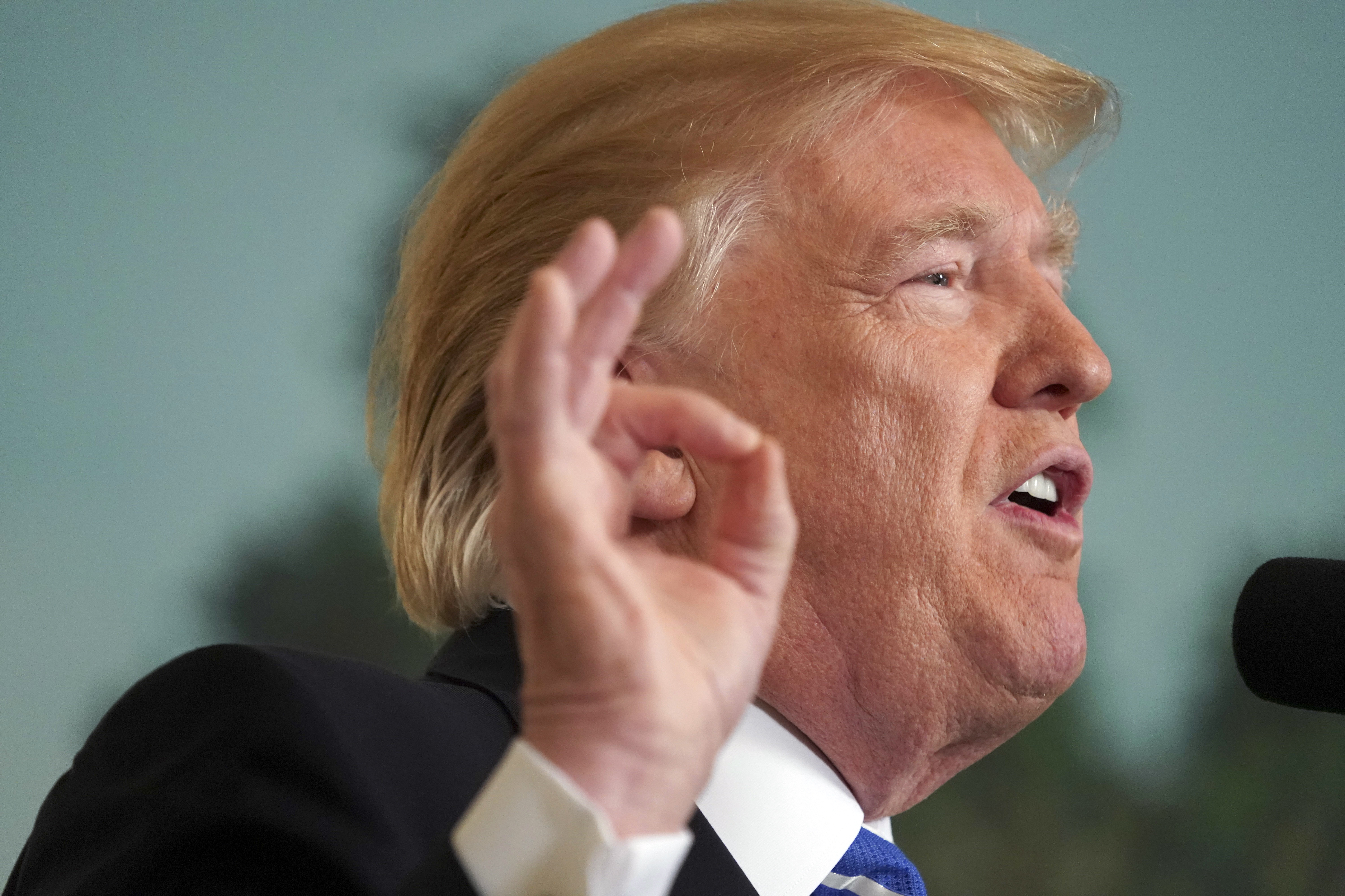 President Donald Trump. CREDIT: AP Photo/Pablo Martinez Monsivais