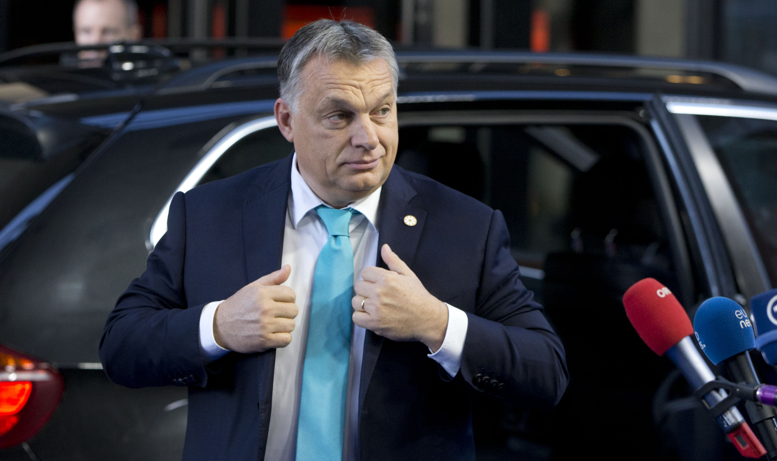 Over the past few years, Hungary's Viktor Orban has become a hero to white nationalists on both sides of the Atlantic. (CREDIT: AP/VIRGINIA MAYO)