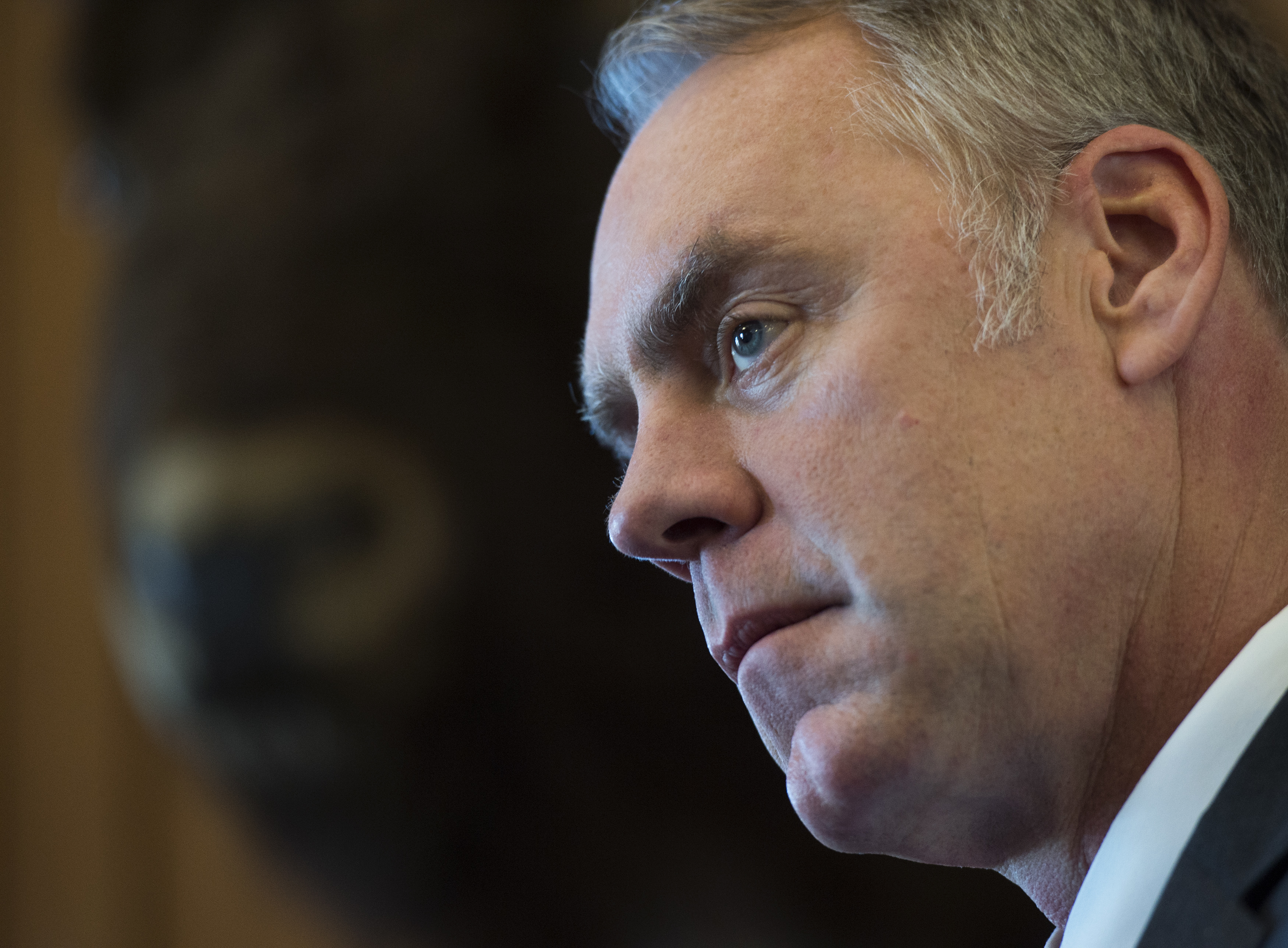 Interior Secretary Ryan Zinke is focusing on promoting fossil fuel drilling and extraction on public lands and in federal waters. CREDIT: AP Photo/Molly Riley
