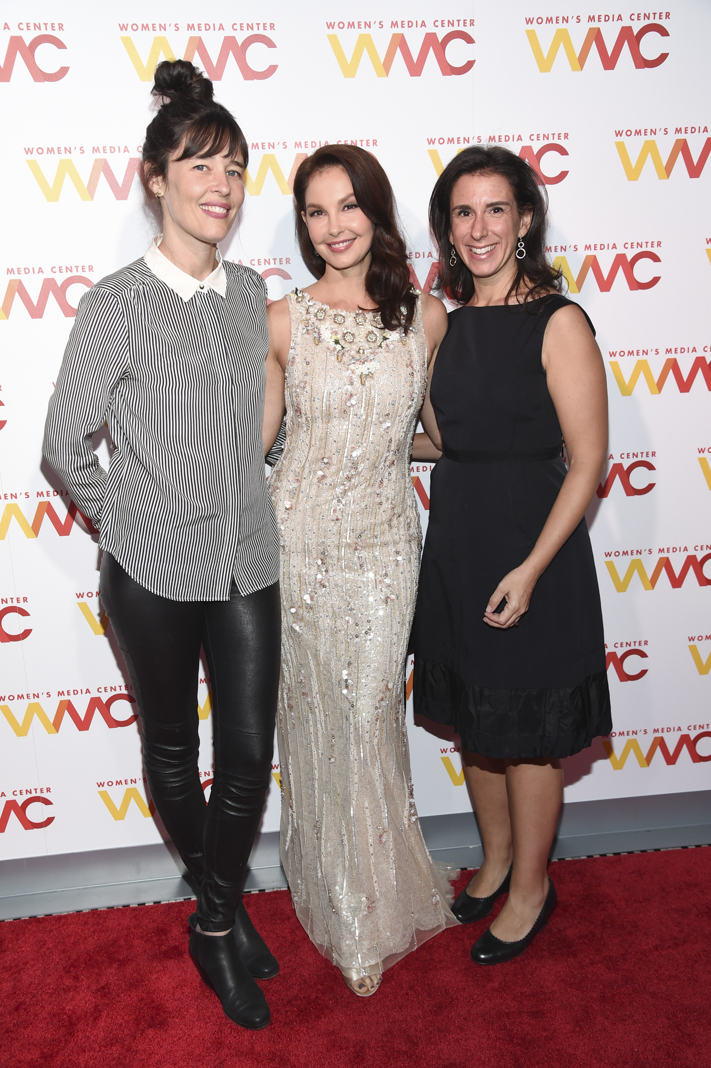 New York Times journalist Megan Twohey, left, actress Ashley Judd, and New York Times journalist Jodi Kantor attend The Women's Media Center 2017 Women's Media Awards at Capitale on Thursday, Oct. 26, 2017, in New York. CREDIT: Evan Agostini/Invision/AP
