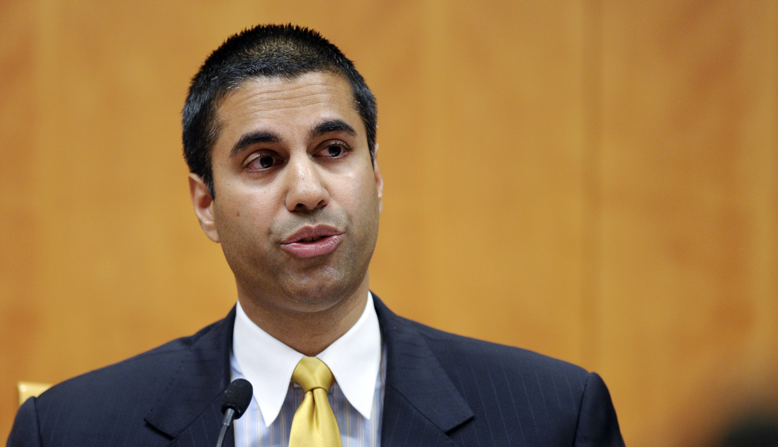 FCC Commissioner Ajit Pai. CREDIT: AP Photo/Susan Walsh
