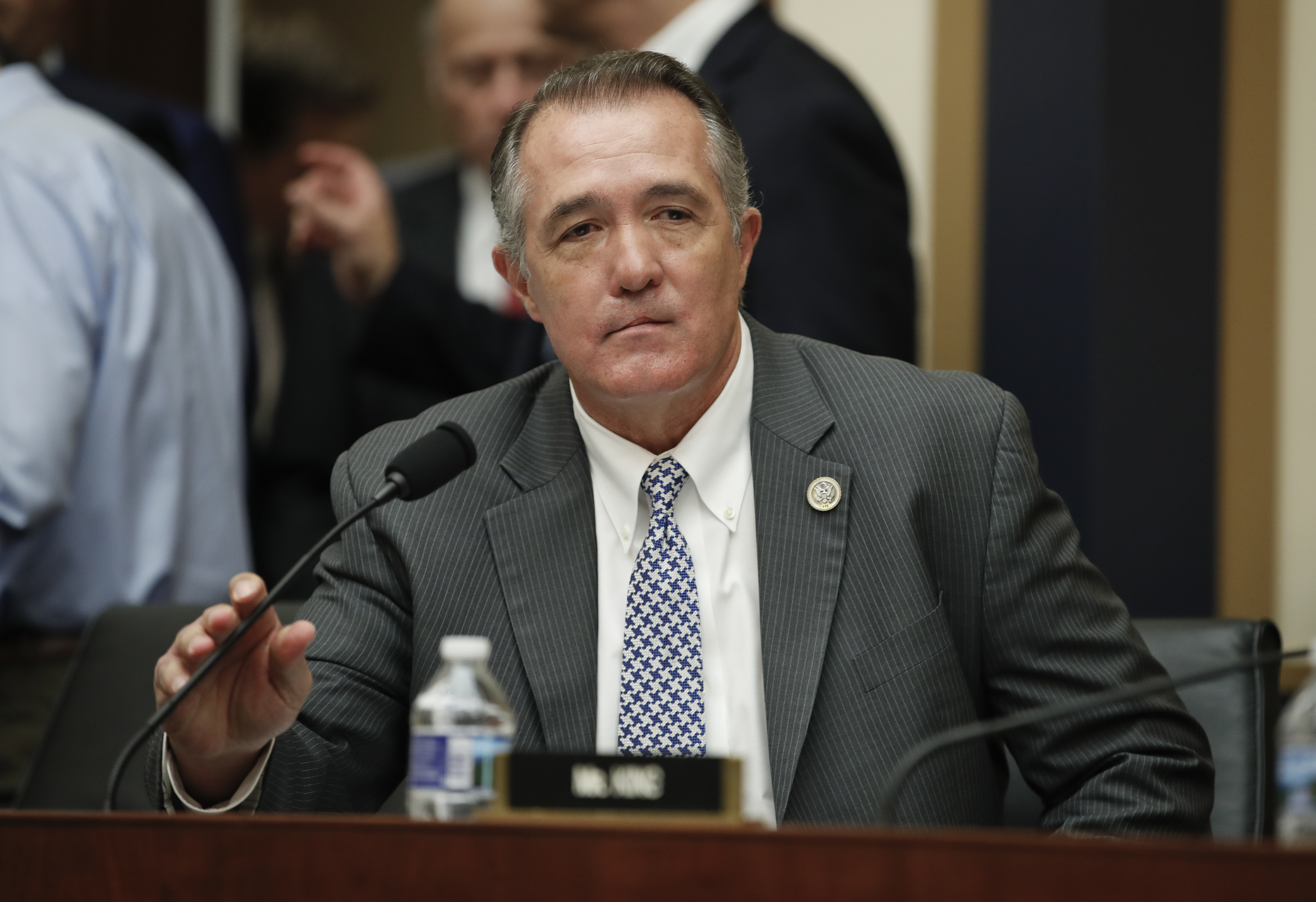 Rep. Trent Franks (R-AZ) takes his seat before the start of a House Judiciary hearing on Capitol Hill in Washington, Thursday, December 7, 2017. (CREDIT: AP Photo/Carolyn Kaster)