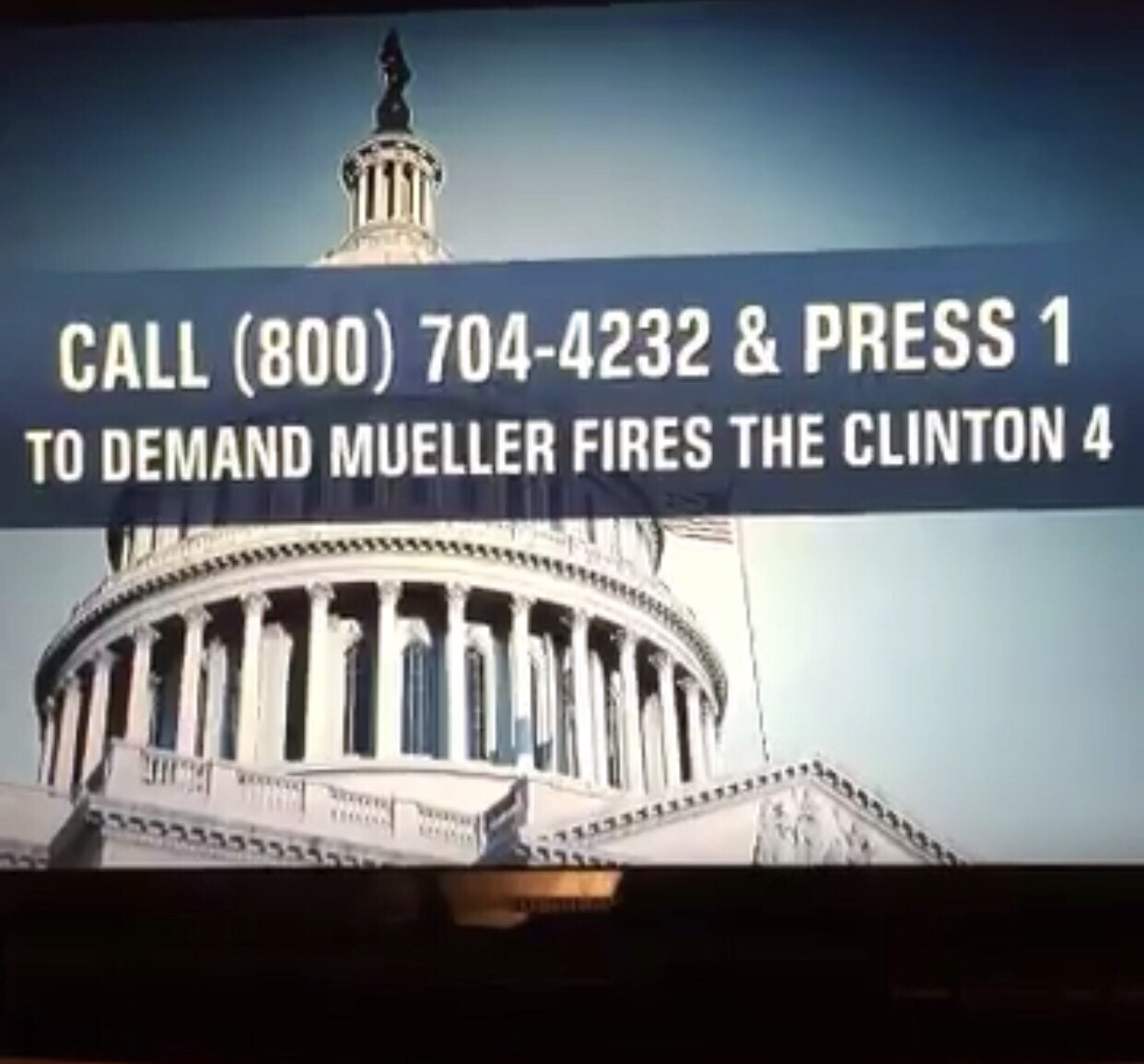 Photo of end of new ad