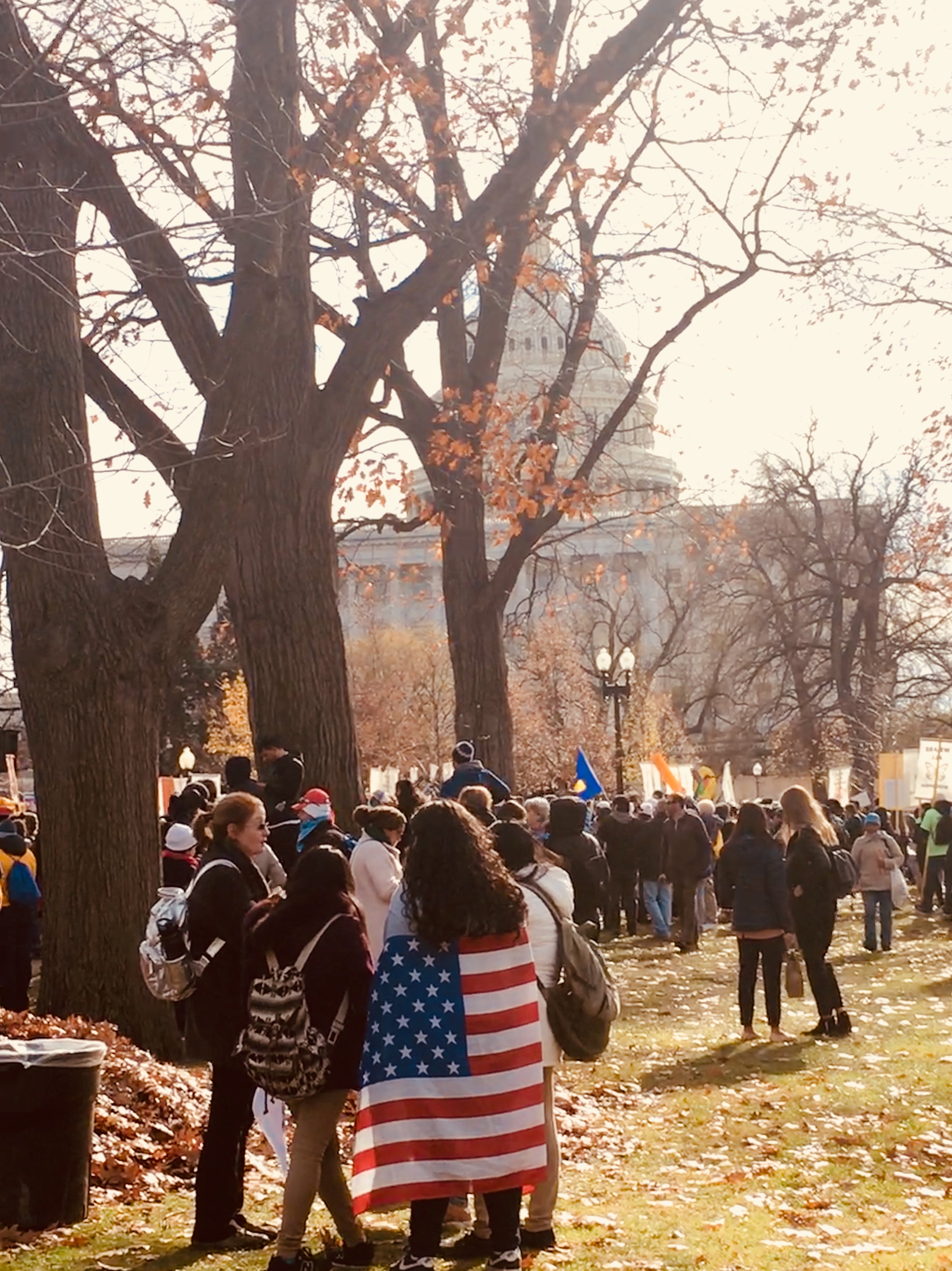 Immigrant advocates WERE IN WASHINGTON, D.C. ON DECEMBER 7, 2017 FOR A RALLY URGING CONGRESS TO ACT ON PERMANENT PROTECTIONS FOR IMMIGRANTS. (CREDIT: ESTHER Y. LEE)
