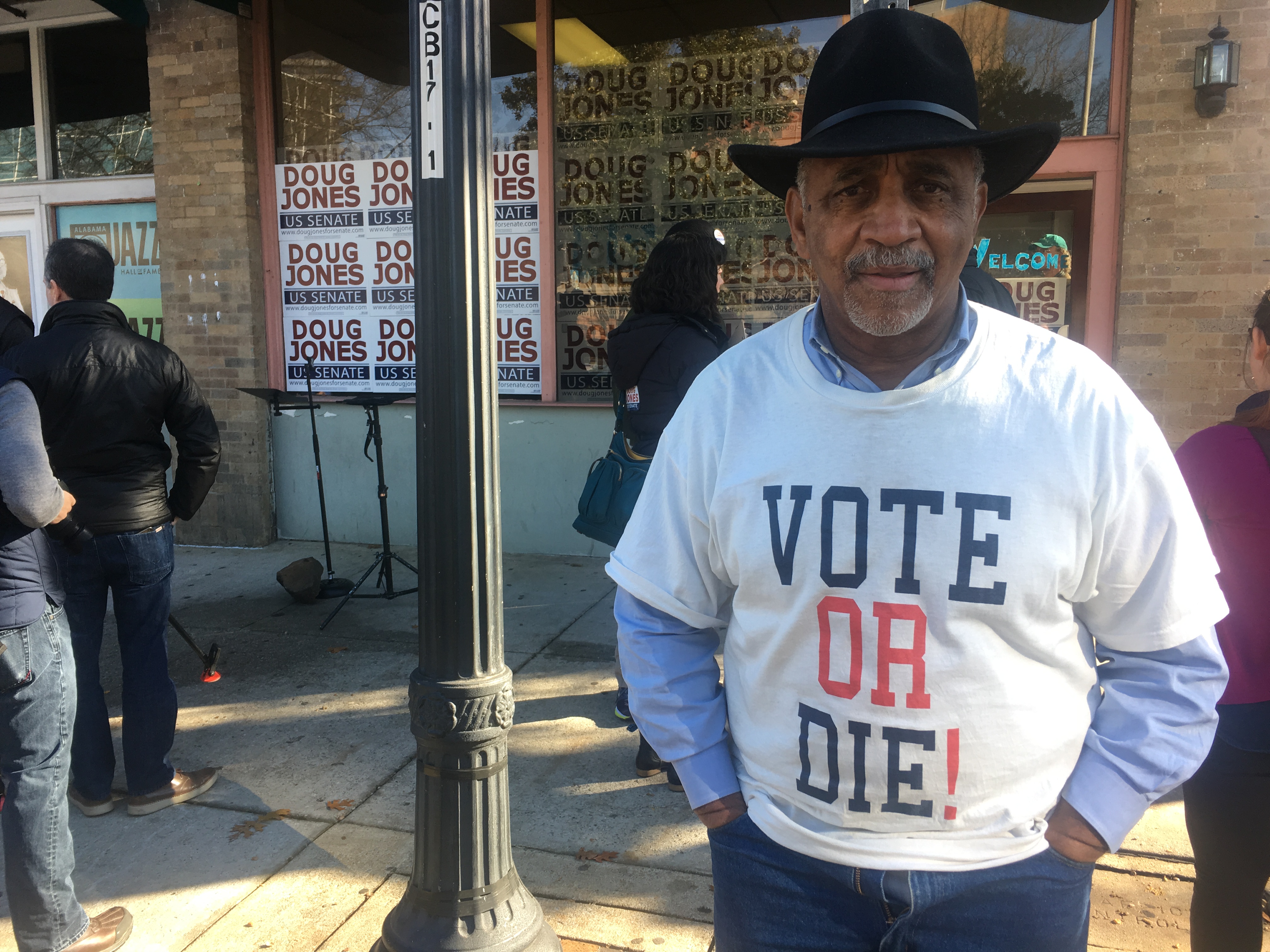 David Russell outside Jones' Birmingham headquarters. CREDIT: Kira Lerner