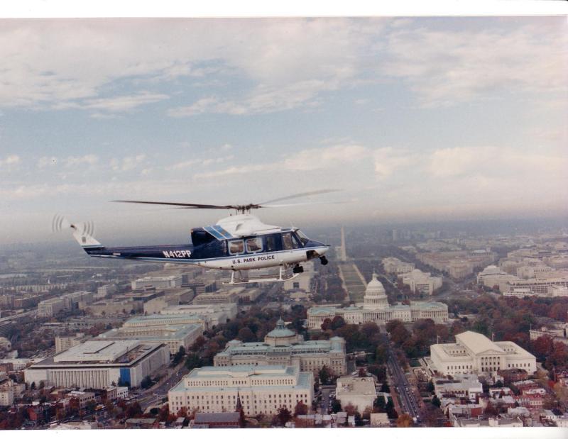 Interior Secretary Ryan Zinke reportedly ordered a U.S. Park Police helicopter to fly him to events near Washington, D.C. CREDIT: U.S. Park Police