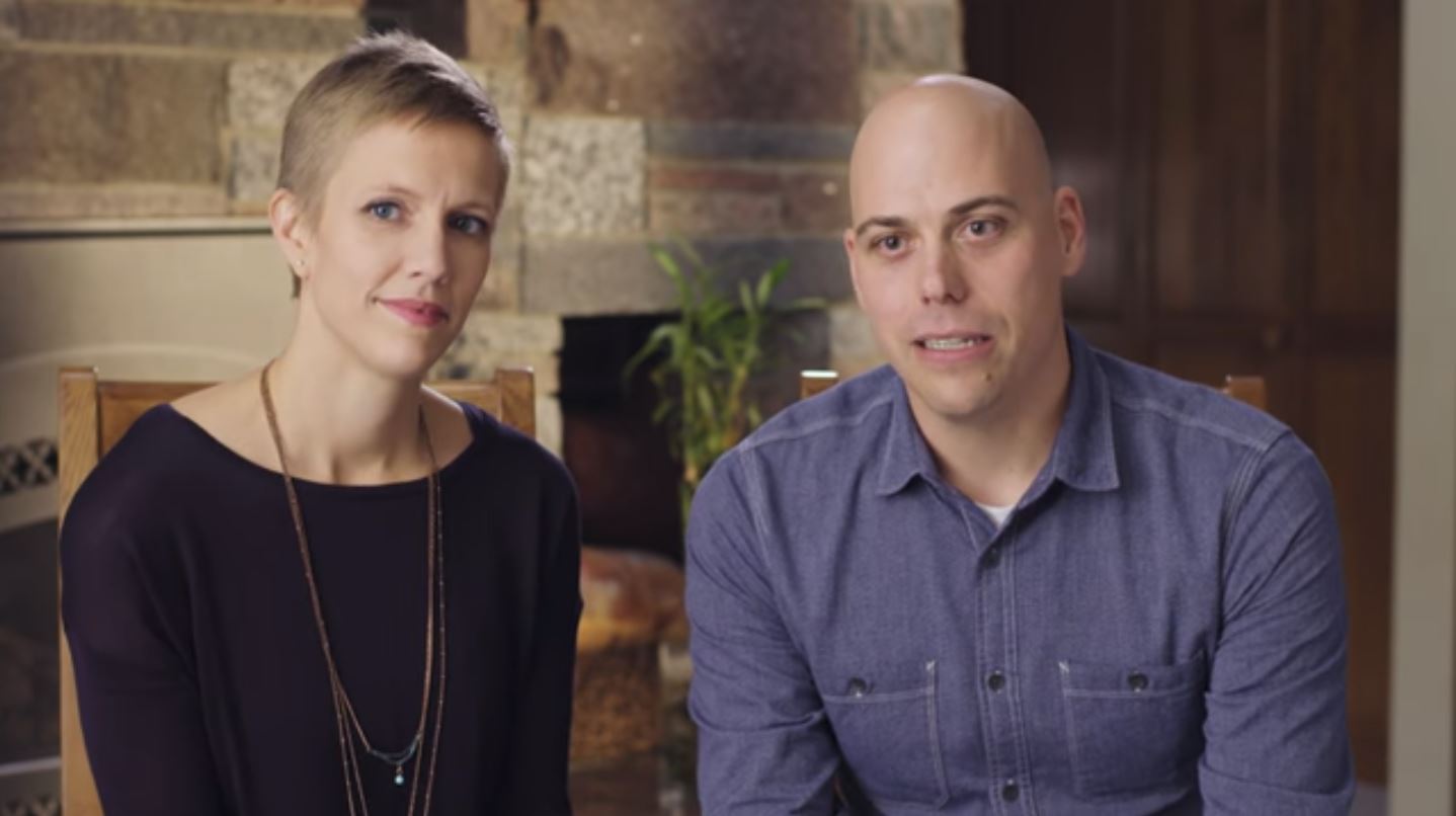 Angel and Carl Larsen. CREDIT: Alliance Defending Freedom/YouTube