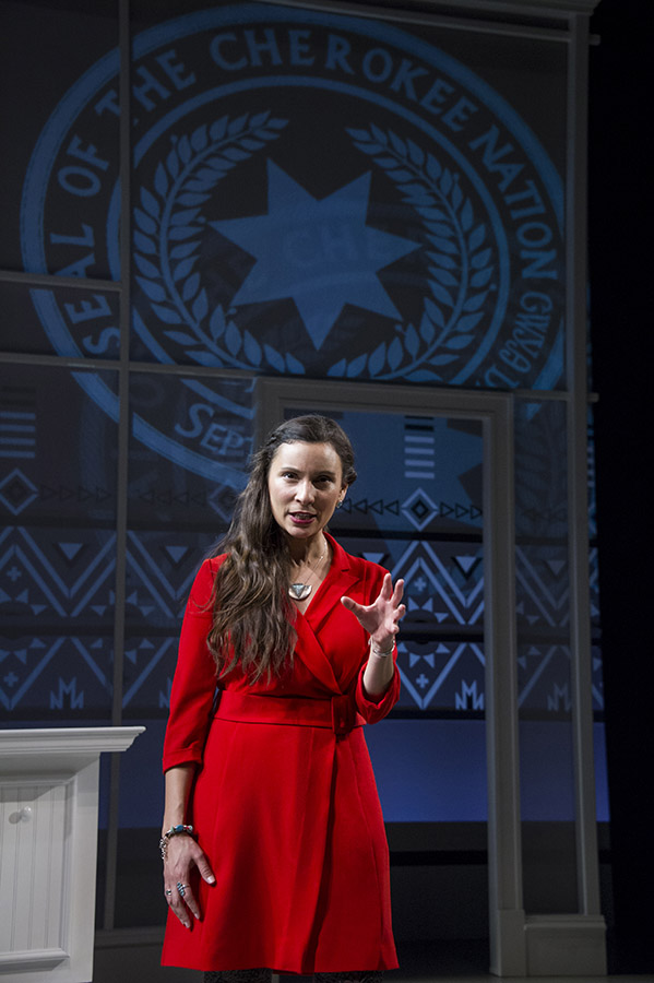 Kyla García (Sarah Polson) in Sovereignty. CREDIT: C. Stanley Photography