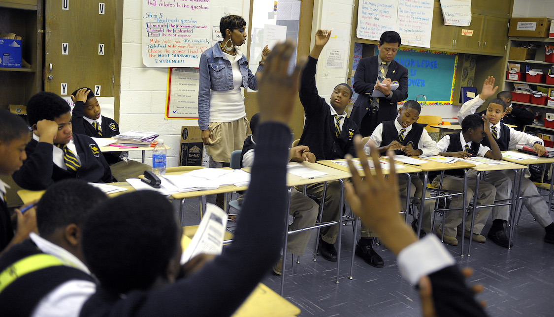 Bluford Drew Jemison S.T.E.M. Academy in Baltimore.. CREDIT: Getty Images/Ricky Carioti/The Washington Post