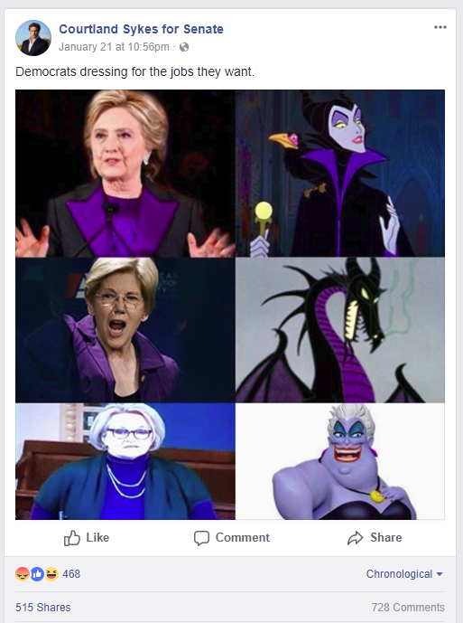 Screenshot via Facebook