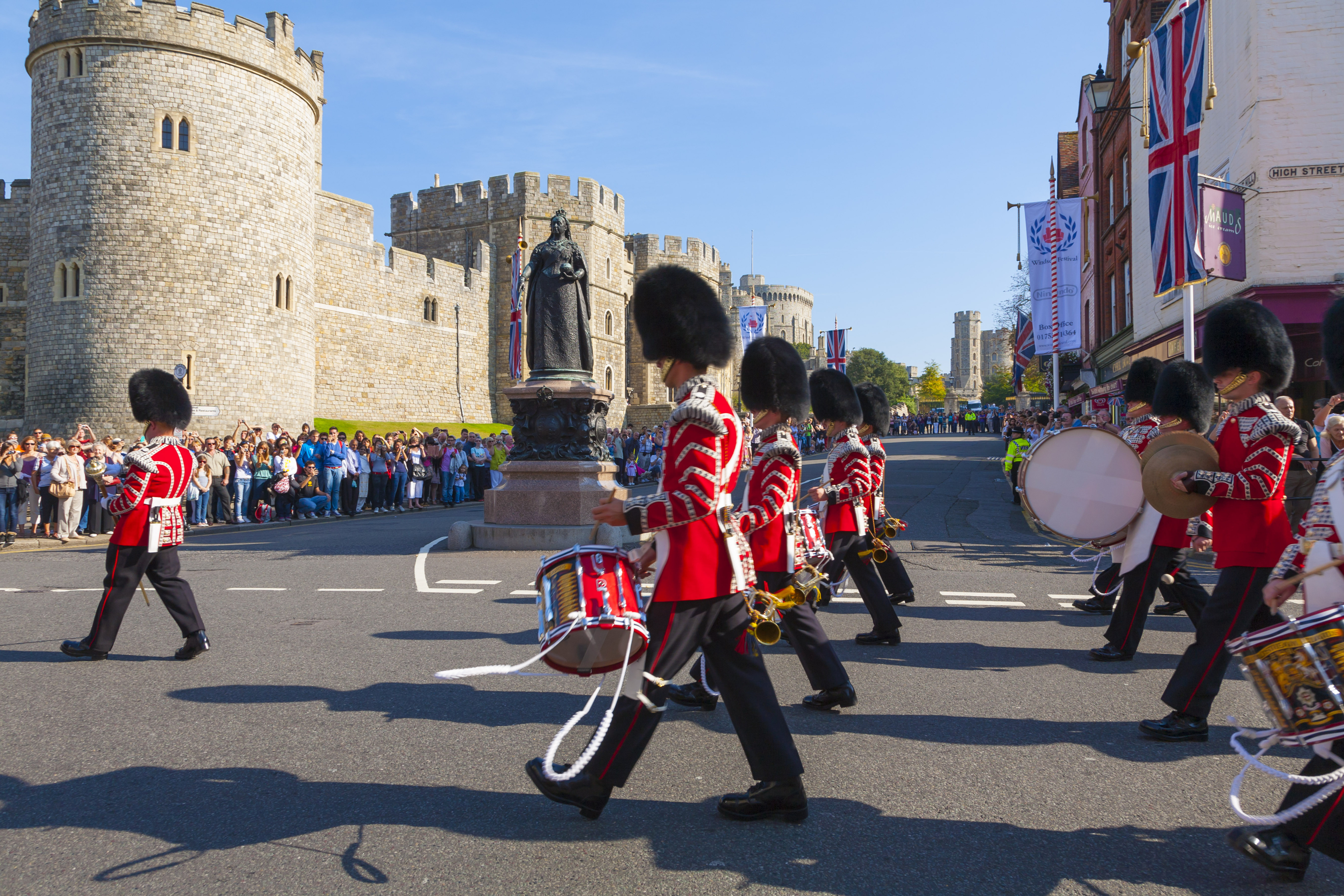 FILE PICTURE - WINDSOR, BERKSHIRE, UNITED KINGDOM - 2011/10/01: Changing of the Guard at Windsor Castle. (Photo by Pawel Libera/LightRocket via Getty Images)