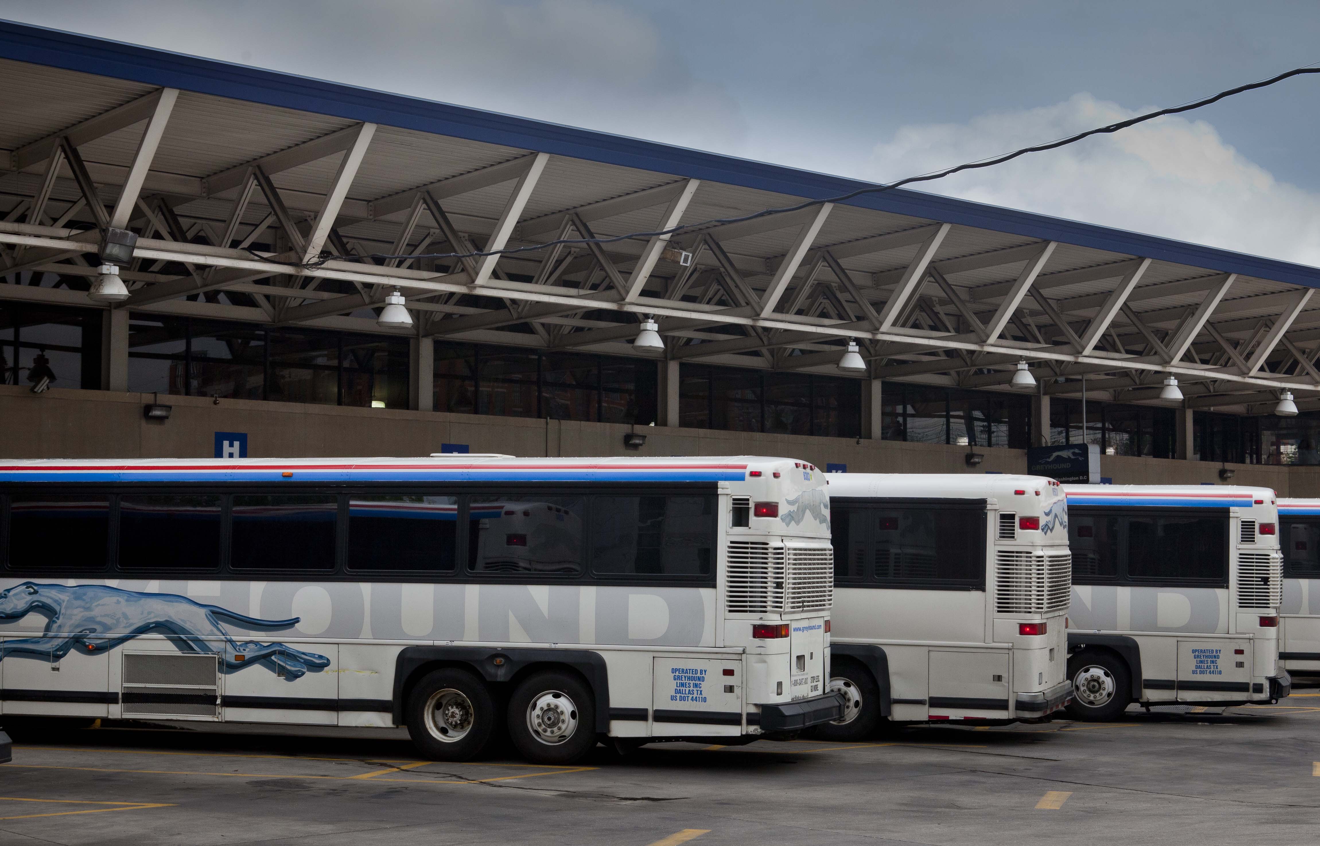 WASHINGTON,DC -APRIL 27: Greyhound Bus station, on First St. NE due to be closed and the facilities moved into Union Station, on April 27, 2011 in Washington,DC. ( Photo by Jeffrey MacMillan/For Washington Post)