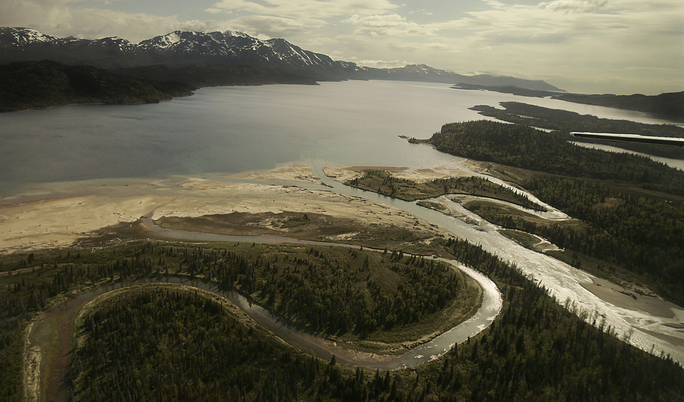 The Bristol Bay region in Alaska is one of the richest salmon fisheries in the world. (CREDIT: Luis Sinco/Los Angeles Times via Getty Images)